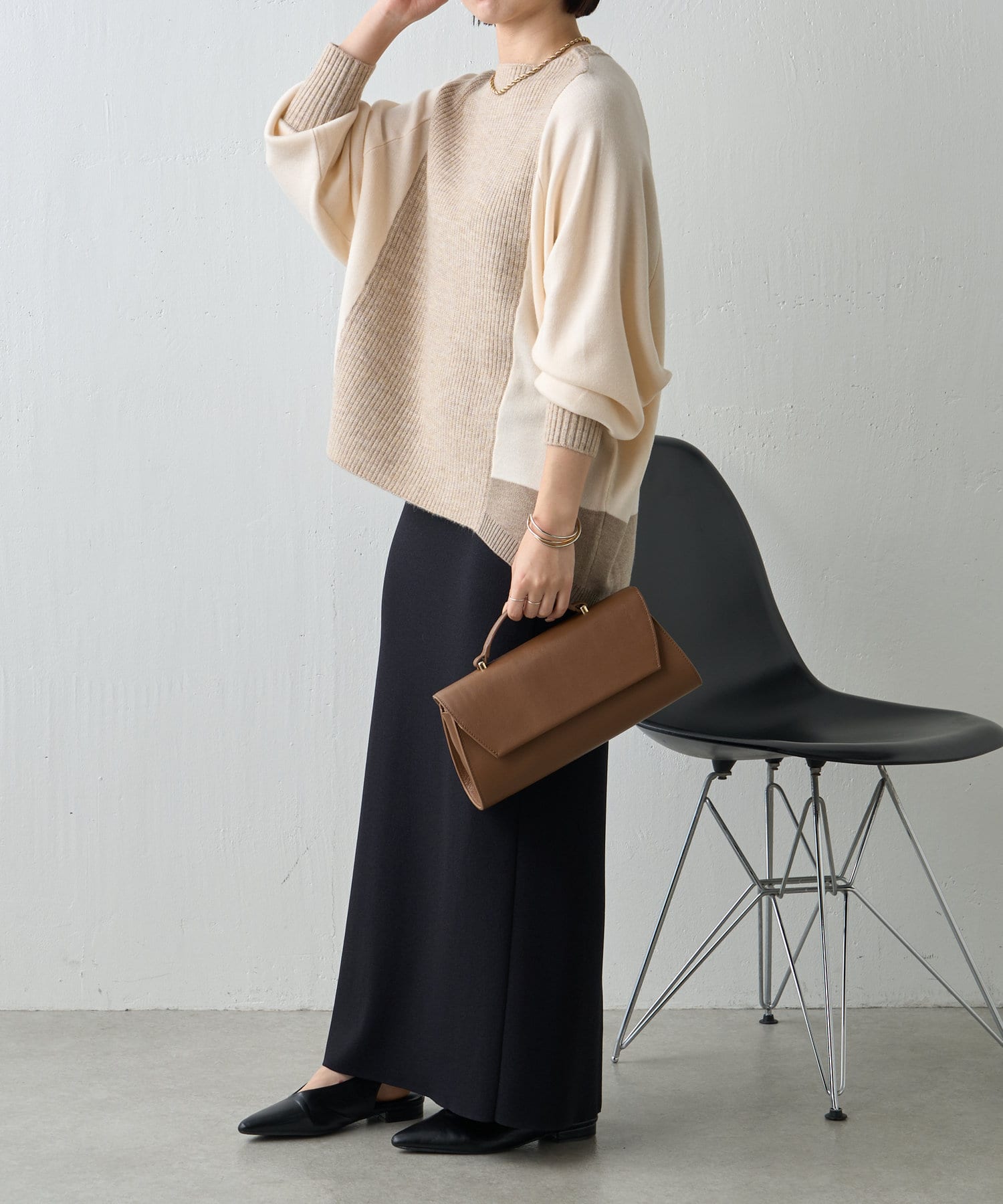 カラーブロッキングニット | Jena espace merveilleux(ジェナ エスパス  