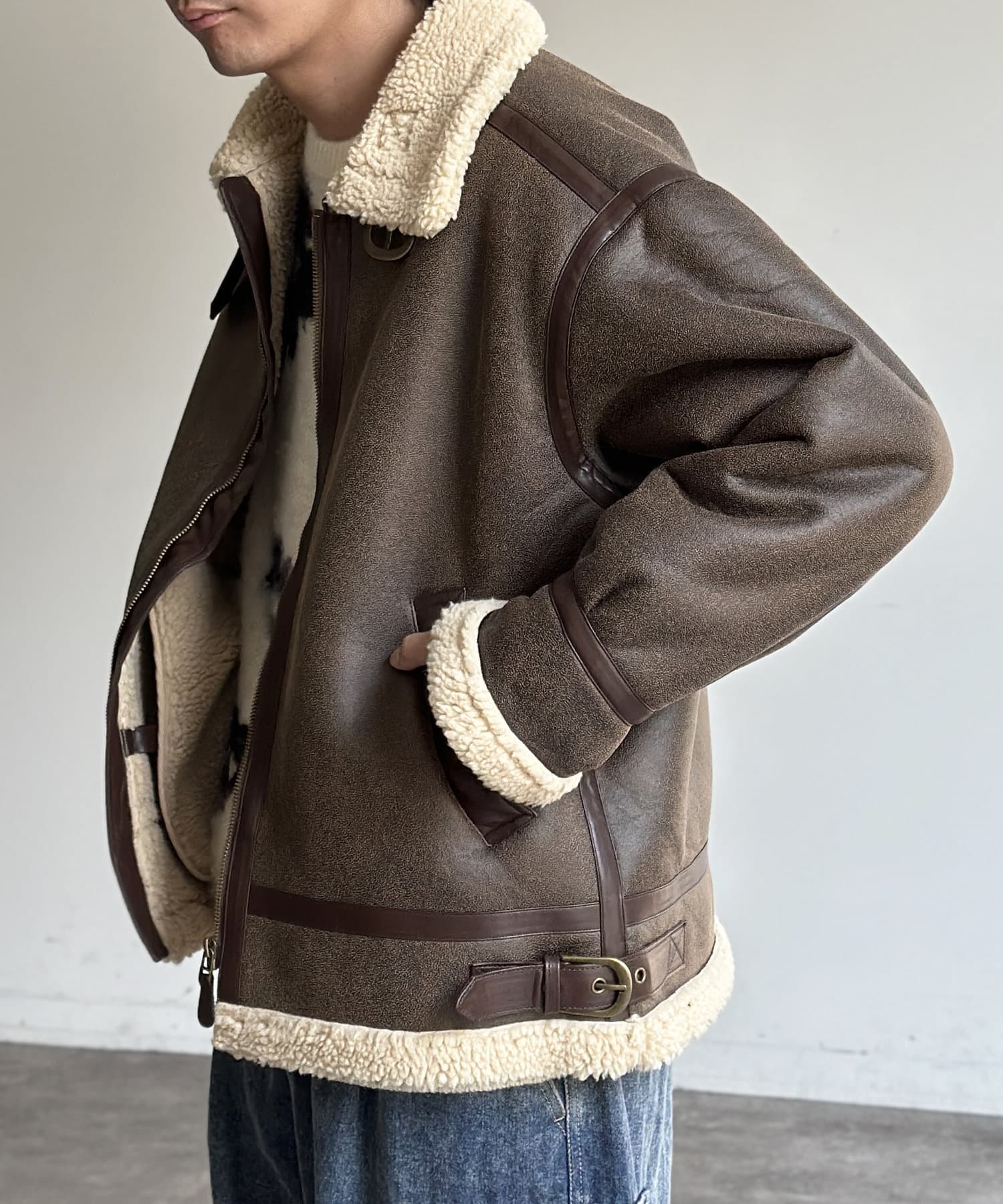 B-3 /美品✨ PALMUS パームスムートン ジージャンおまとめ ムートンジャケット ムートコート B3 B-3ムートンジャケット