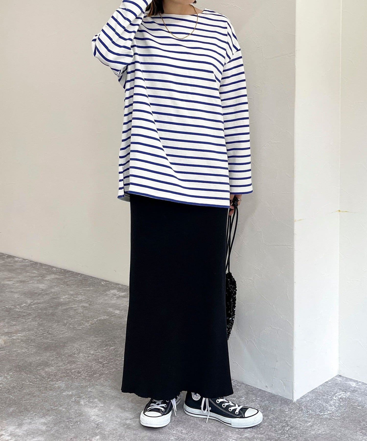 新品 ブッチャープロダクツ ボーダーTシャツ パイレーツロンTデニム ボーダー柄 ロングスリーブTシャツ FN-THBL-001 | THE FLAT HEAD