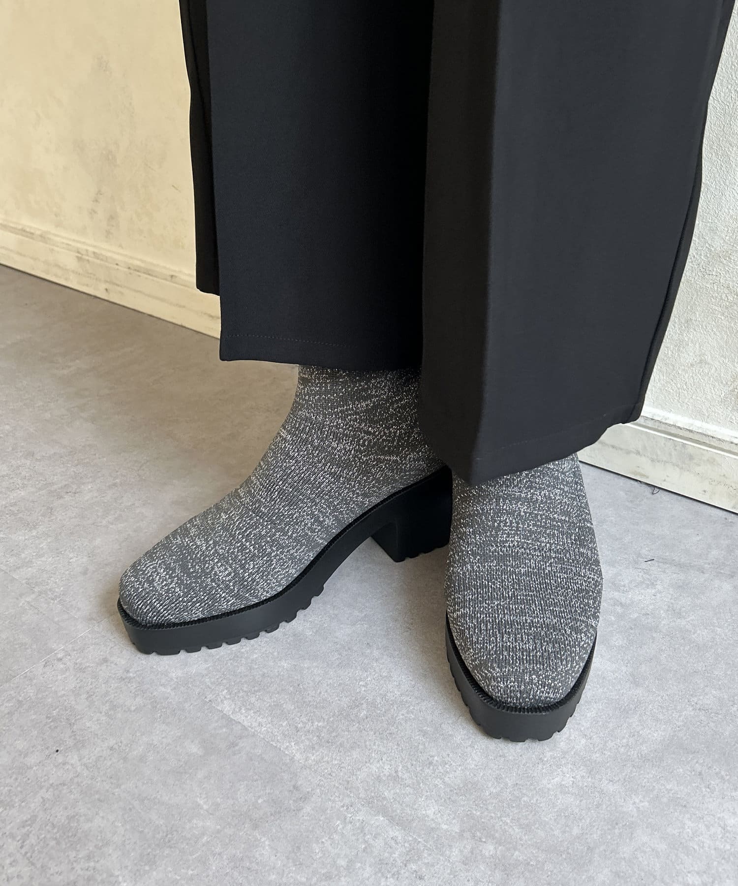 厚底ニットブーツ | Thevon.(ゼヴォン)レディース | PAL CLOSET