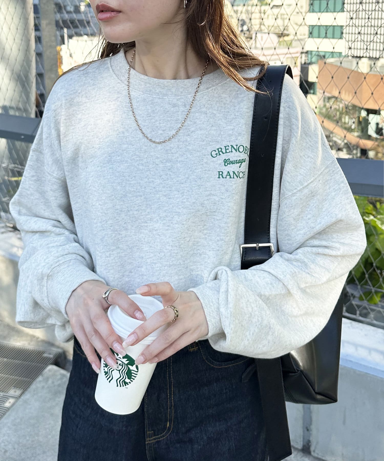 WEB限定】バックロゴビッグスウェット | DISCOAT(ディスコート