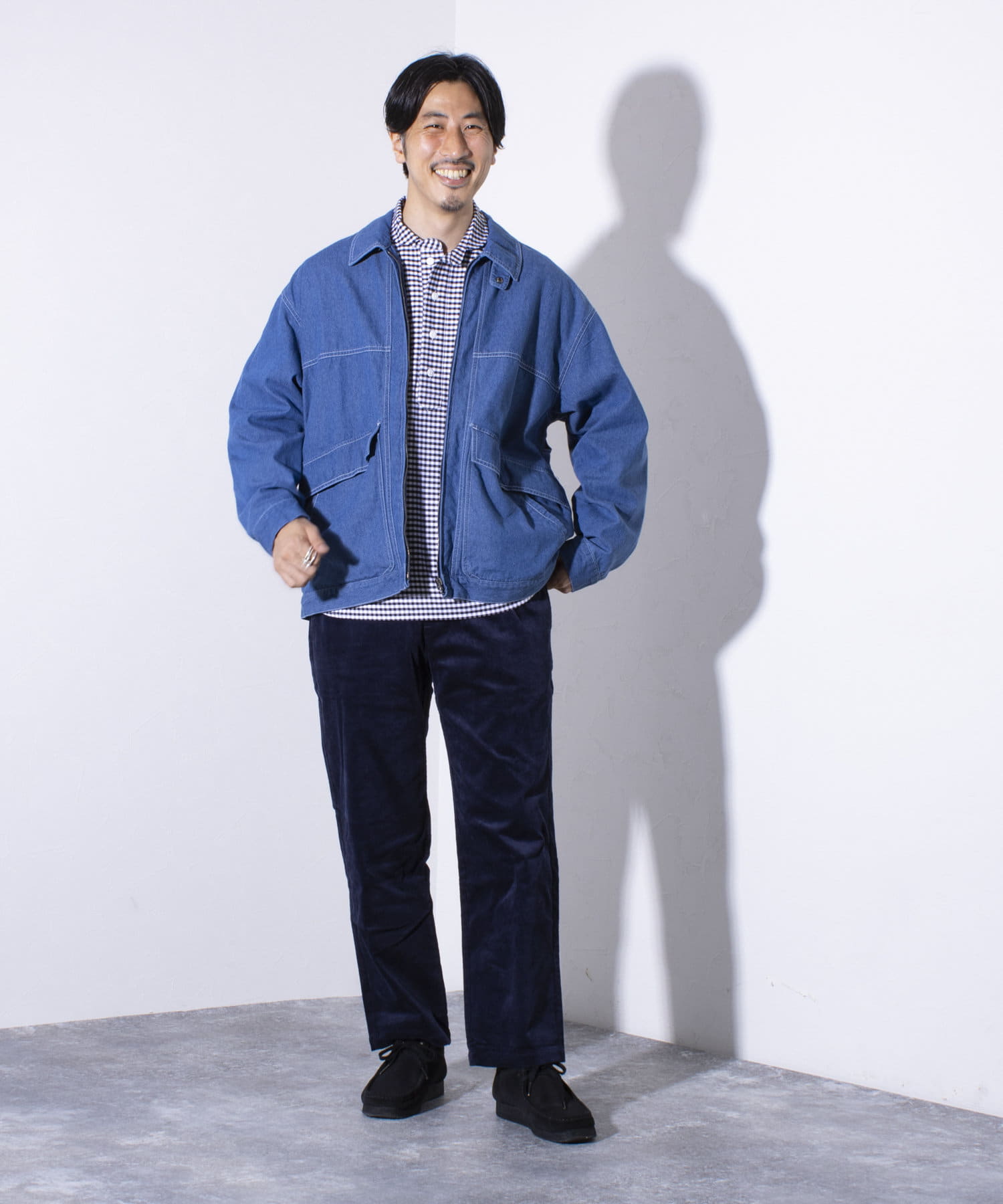 GLOSTER】DENIM/デニム ジップブルゾン | FREDY & GLOSTER(フレディ