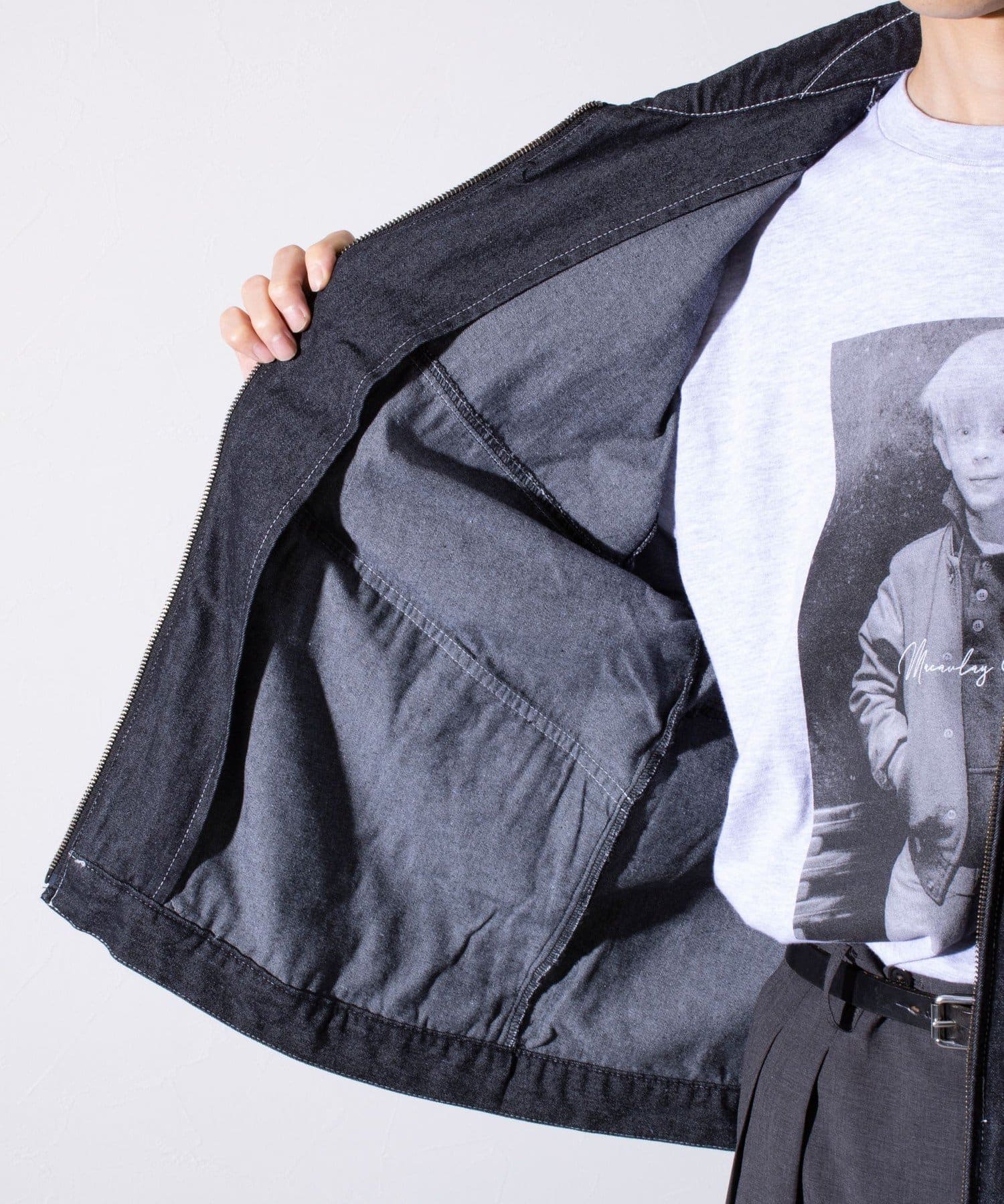 FREDY & GLOSTER(フレディ アンド グロスター) 【GLOSTER】DENIM/デニム ジップブルゾン