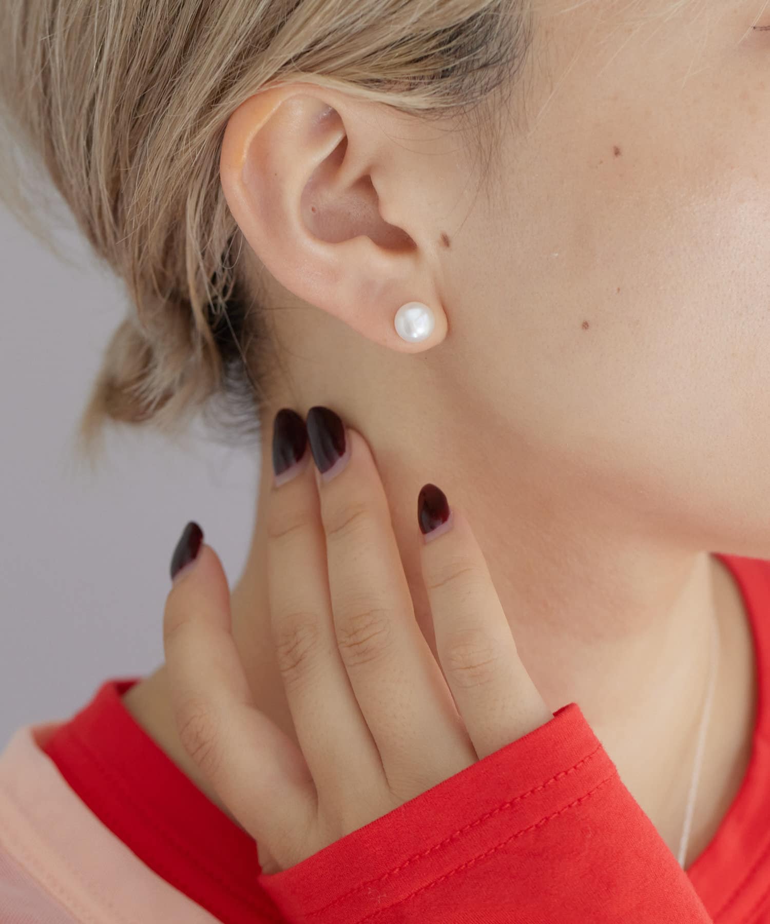 ear PAPILLONNER(イア パピヨネ) 【ABITMOR(アビットモア)】PEARL STUD/パールスタッドピアス