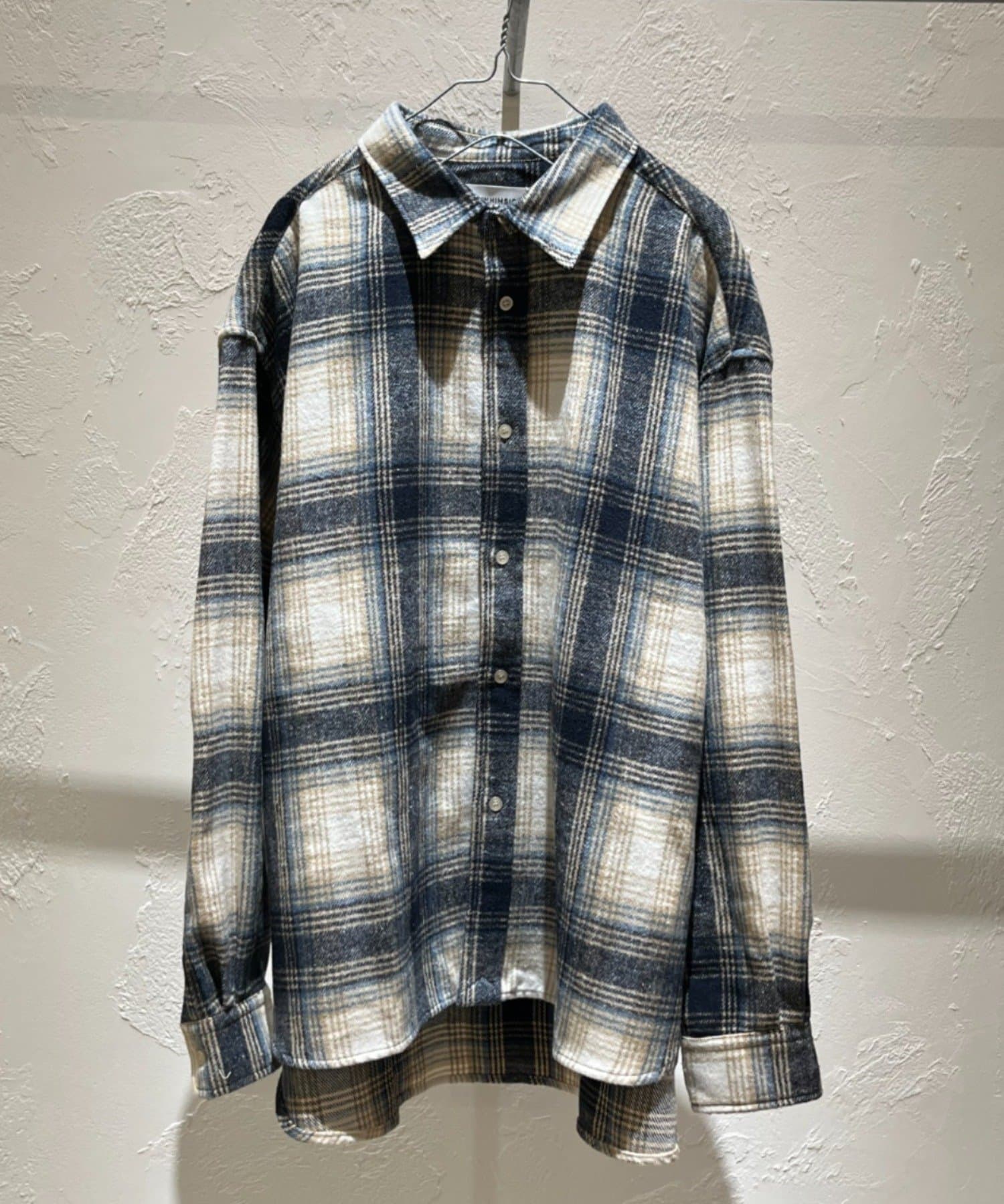タイムセール❗️】BLEACHED PLAID 聞きづらい SHIRT