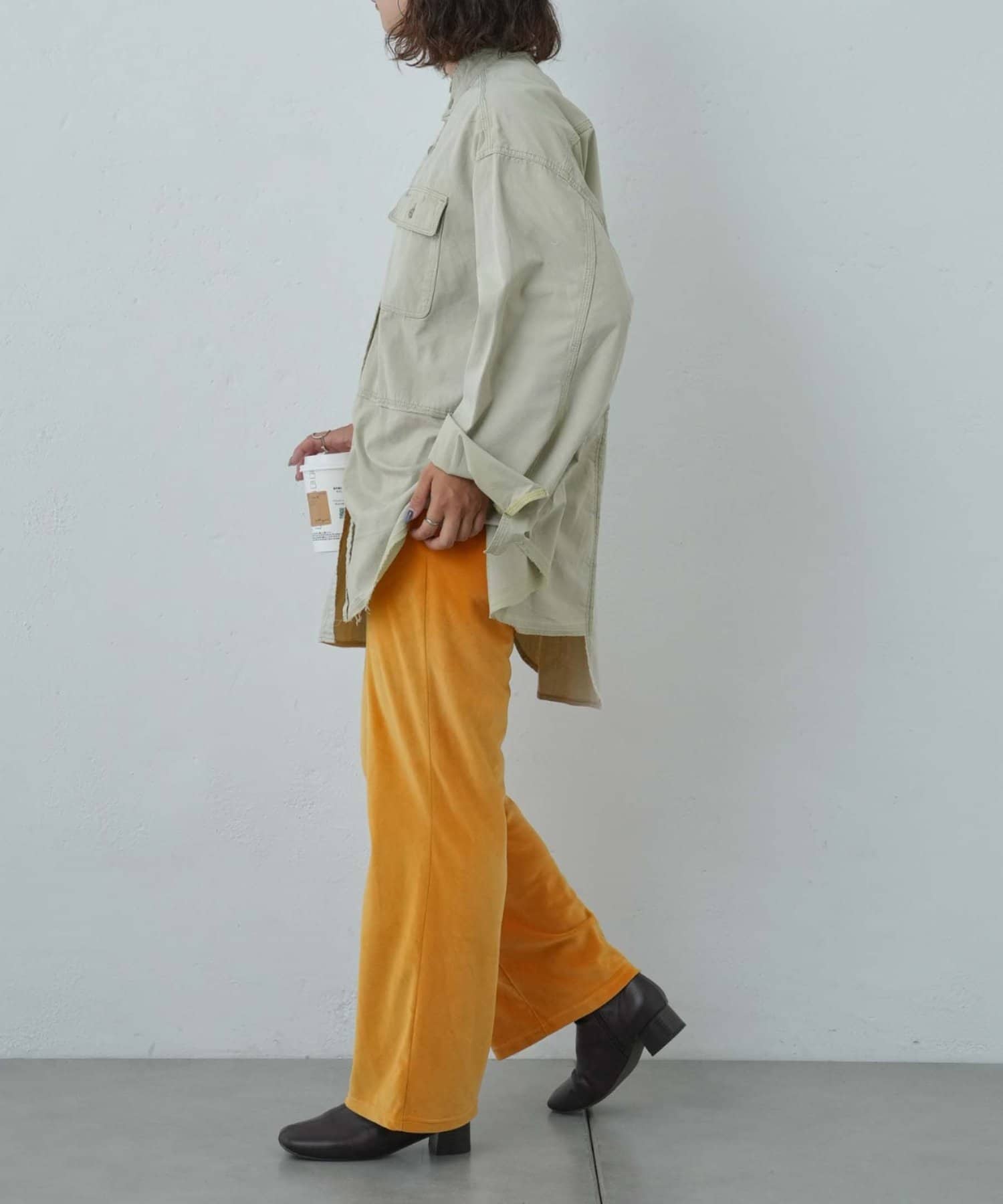 OUTLET(アウトレット) 【CIAOPANIC TYPY】ダウニーベロアフレアパンツ