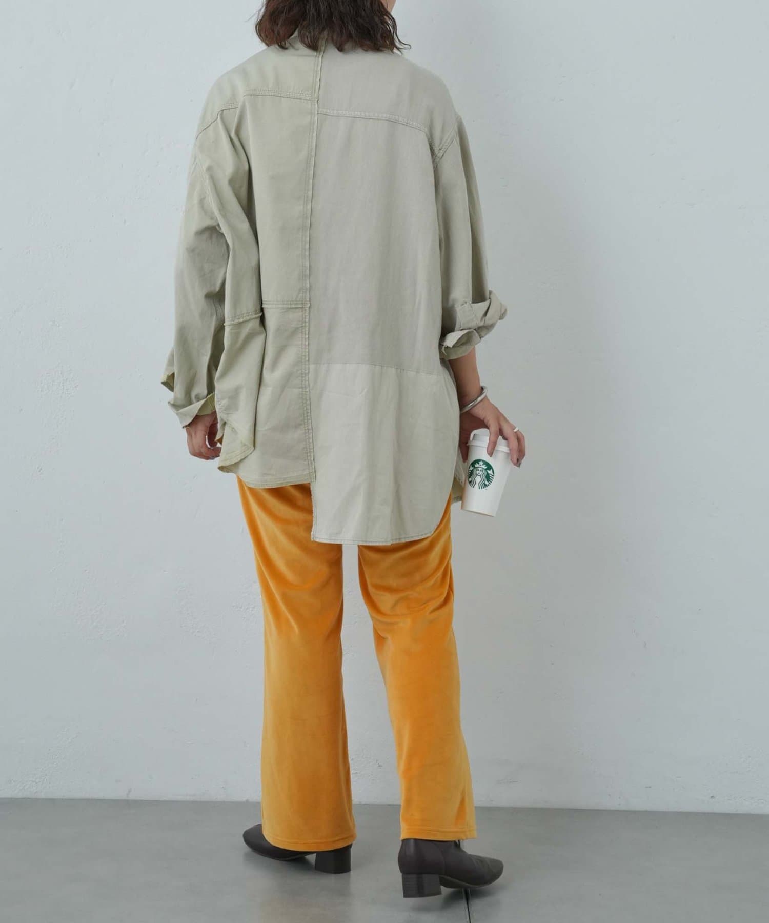 OUTLET(アウトレット) 【CIAOPANIC TYPY】ダウニーベロアフレアパンツ