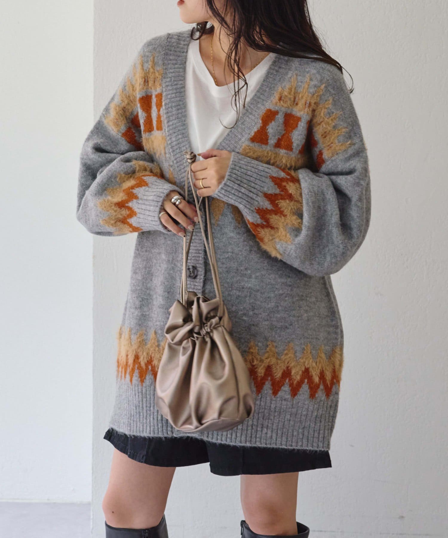 lidnm リドム“FEATHER YARN LOOSE CARDIGAN” LIDNM FEATHER YARN LOOSE CARDIGAN リドム CARDIGAN / LIDNM / Llife