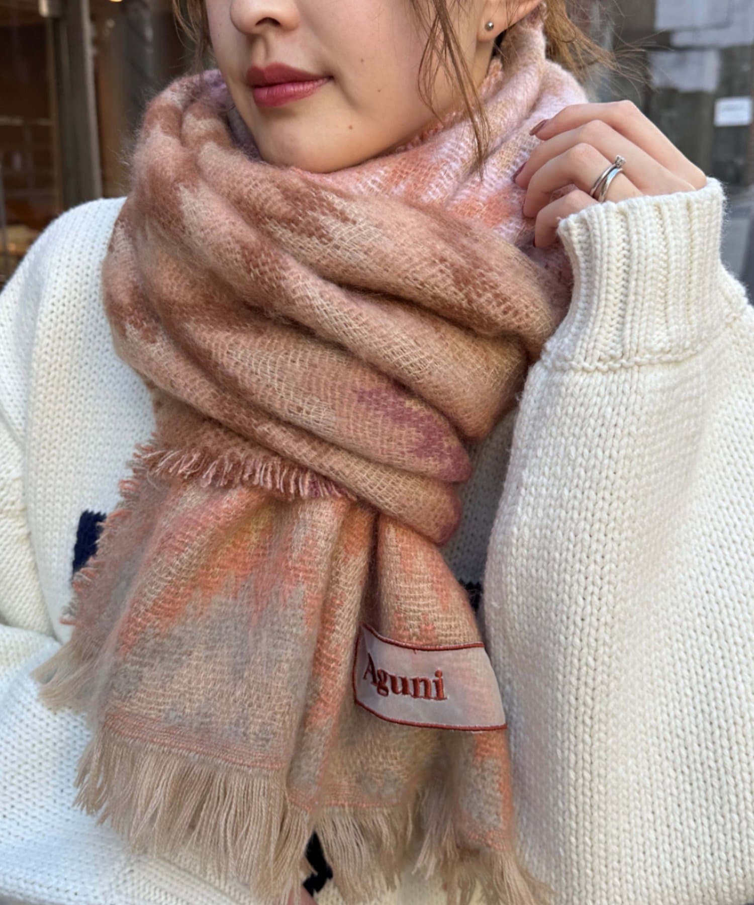 CIAOPANIC TYPY】【Aguni】幾何学柄マフラー | OUTLET(アウトレット