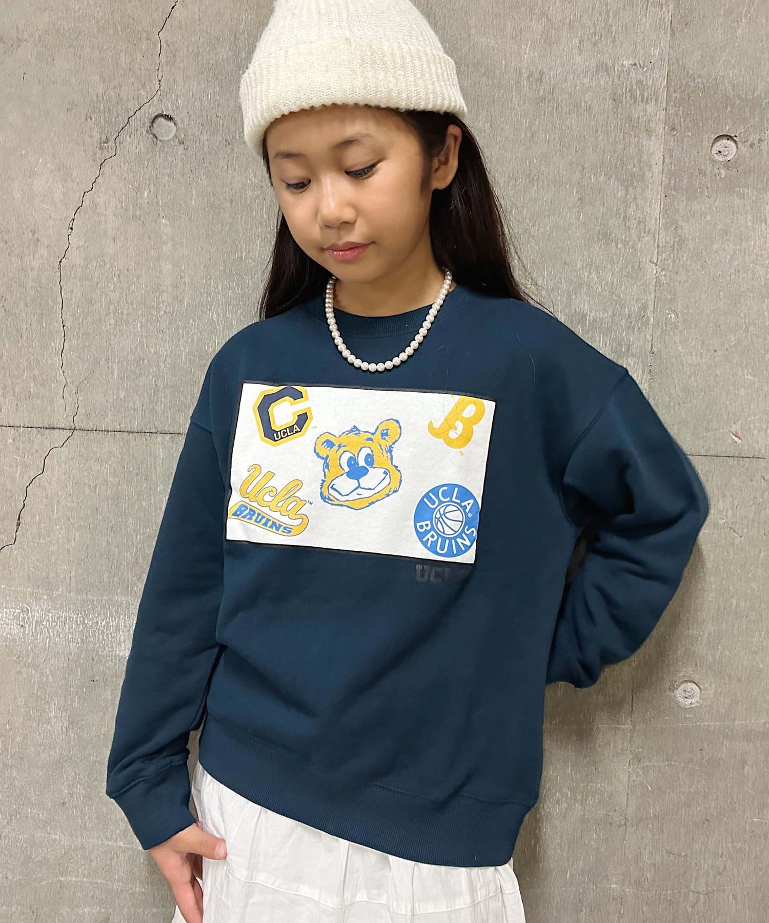 OUTLET(アウトレット) 【CIAOPANIC TYPY】【KIDS】スクエアプリントスウェット