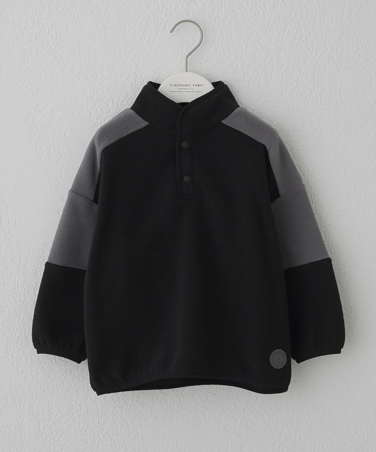OUTLET(アウトレット) 【CIAOPANIC TYPY】【KIDS】配色フリースアノラックプルオーバー
