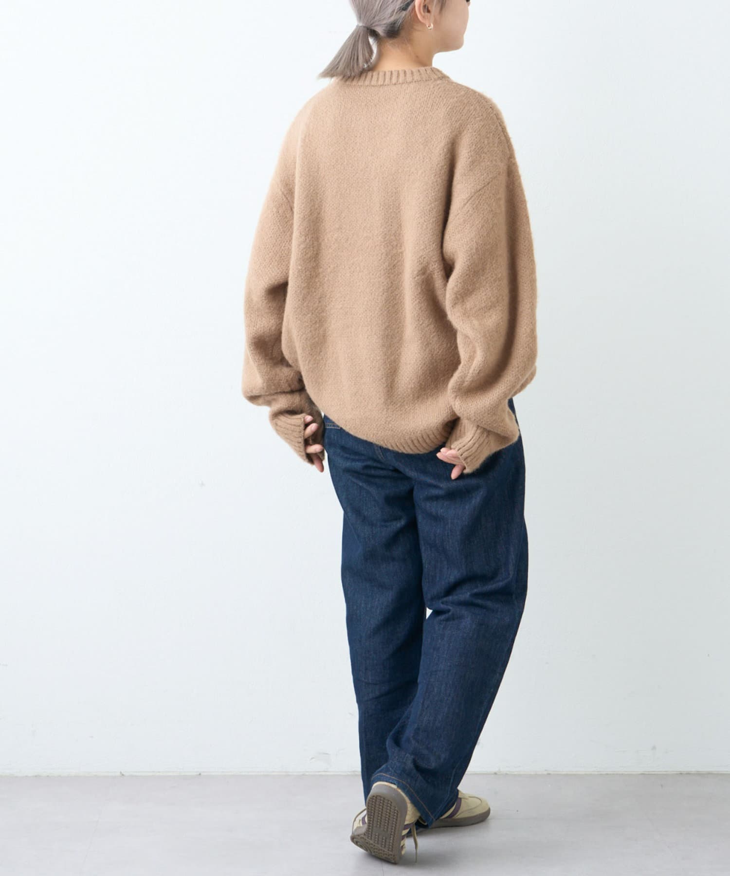 OUTLET(アウトレット) 【CIAOPANIC TYPY】【ユニセックス】ロゴジャーガードシャギーニット