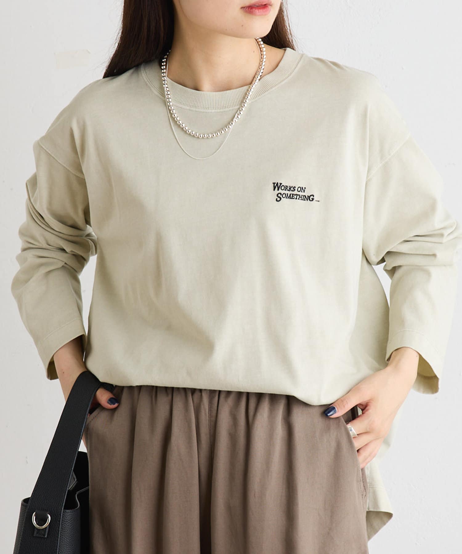 Momo shiina sex ロゴ刺繍×プリントピグメントロンT | PUAL CE CIN(ピュアルセシン)レディース | PAL CLOSET(パルクローゼット) -  パルグループ公式ファッション通販サイト
