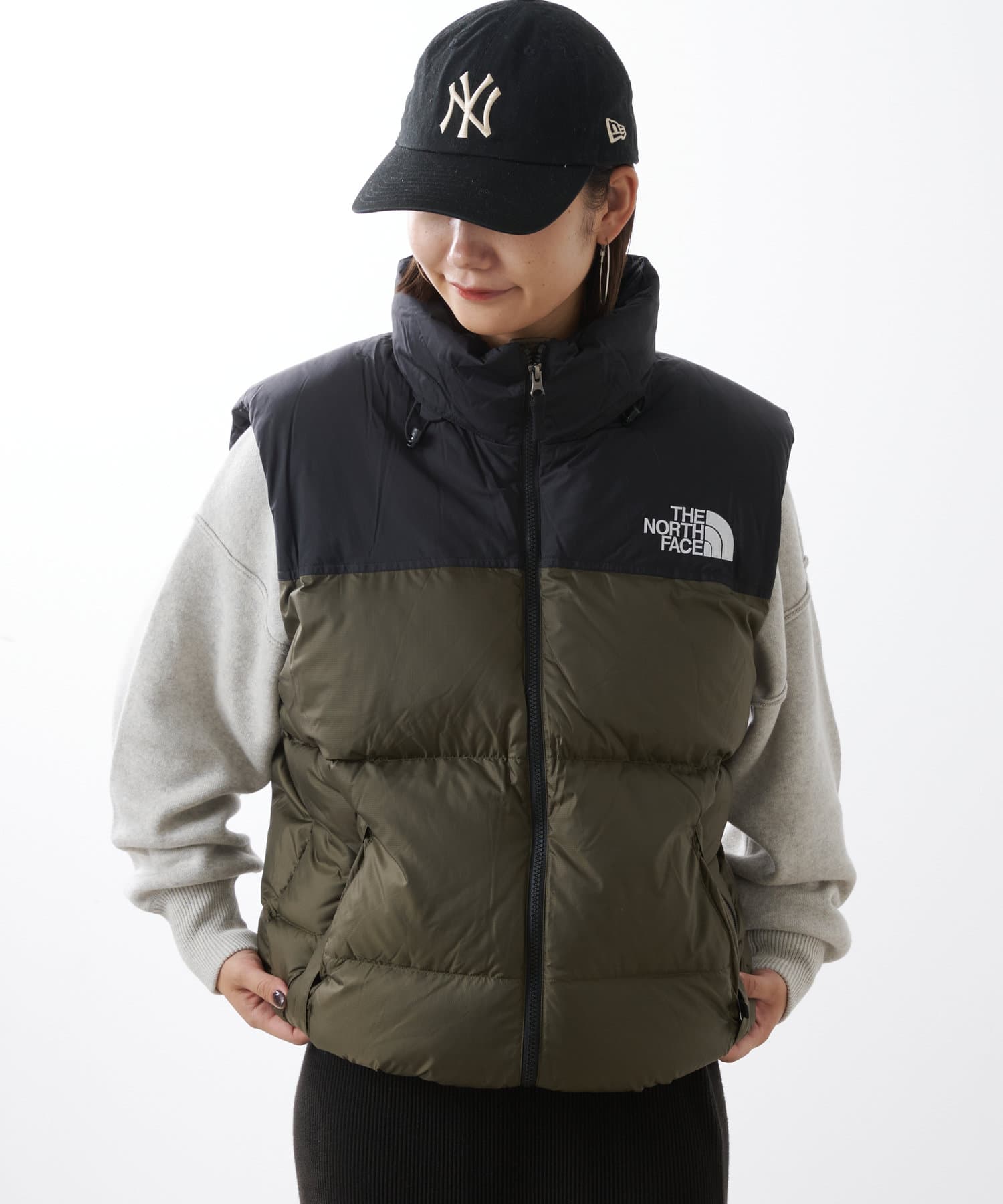 CIAOPANIC TYPY(チャオパニックティピー) レディース 【WEB限定】【THE NORTH FACE】NUPTSE VEST オリーブ