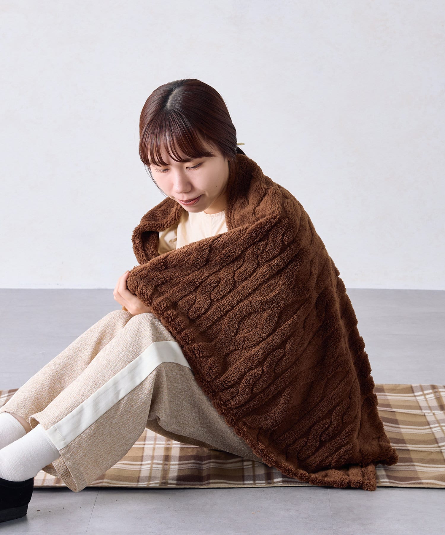 ブランケット：70×100cm／Autumn Picnic | 3COINS(スリーコインズ)ライフスタイル | PAL  CLOSET(パルクローゼット) - パルグループ公式ファッション通販サイト