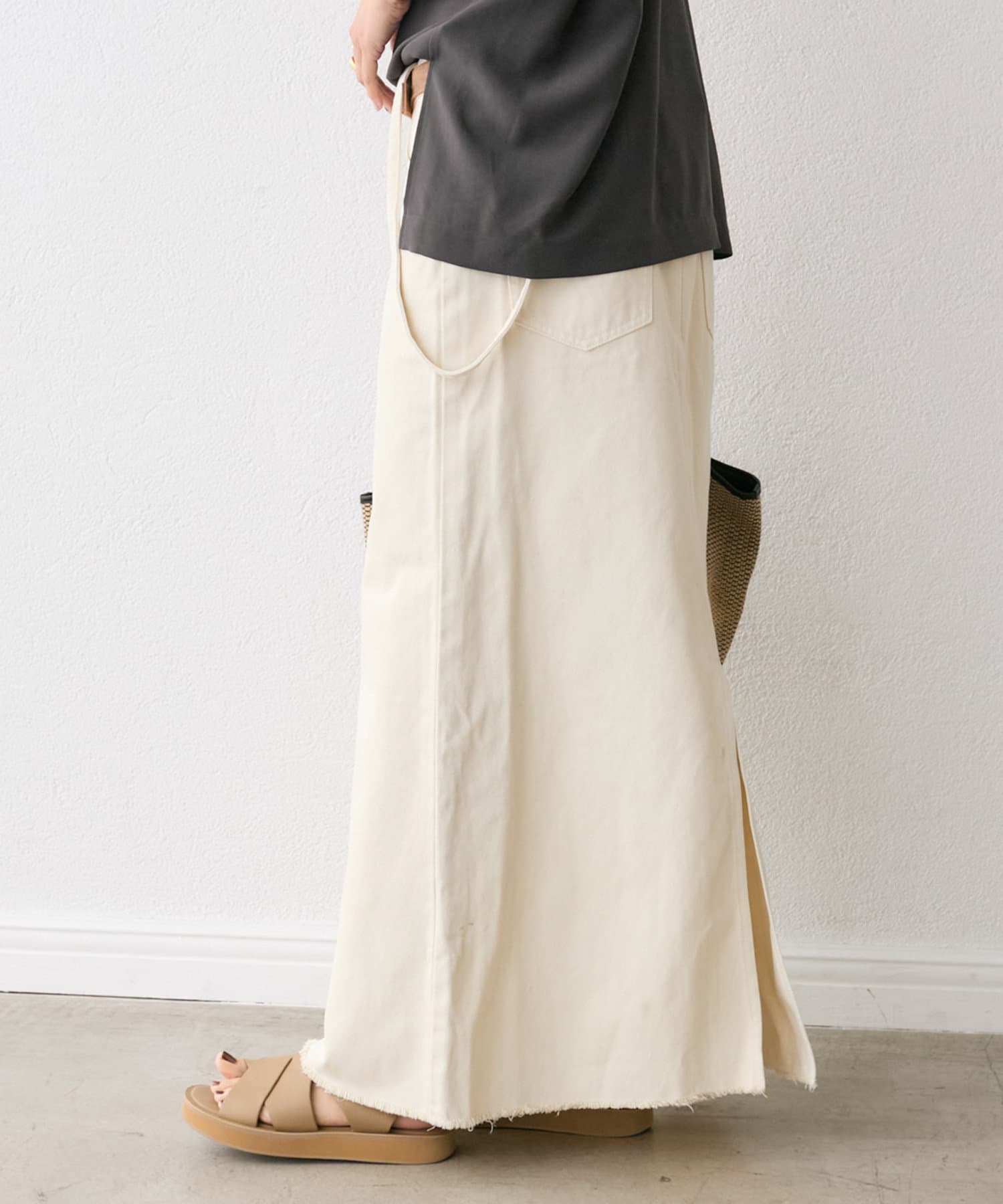 RIVE DROITE(リヴドロワ) 【MONN.:.(モン)】LOOSE DENIM SKIRT
