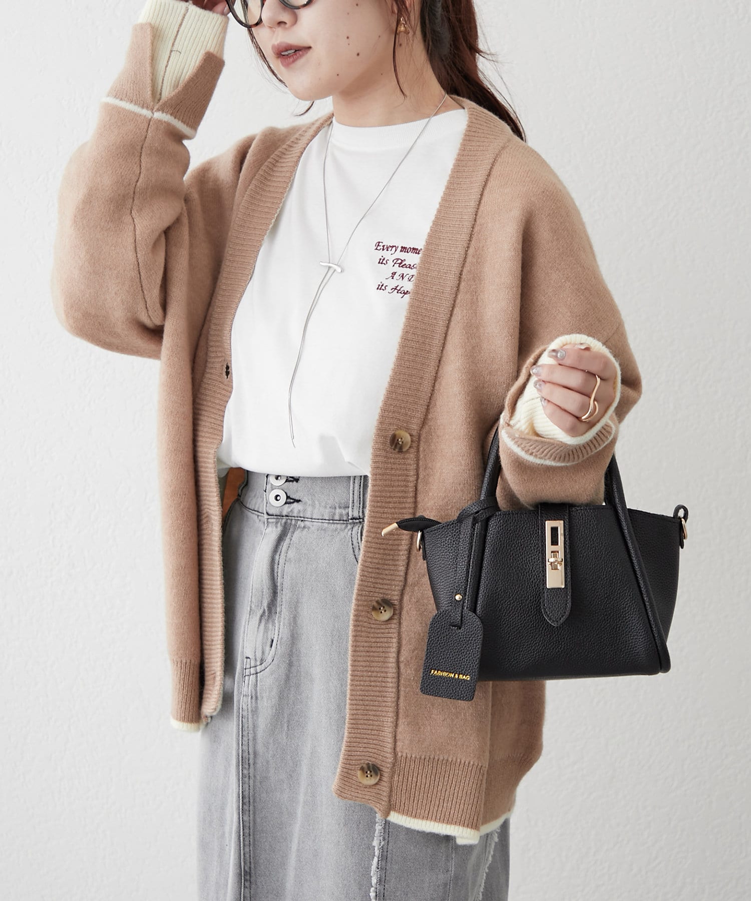 バイカラーリバーシブルカーデ | Remind me and forever(リマインド