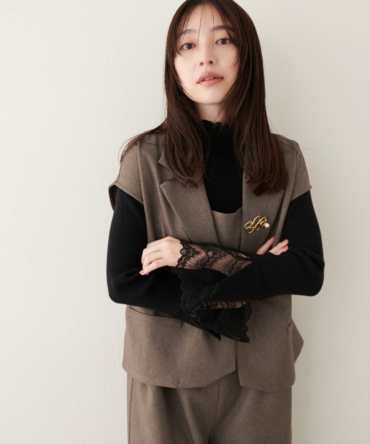 ショートフレンチジャケット | natural couture(ナチュラルクチュール