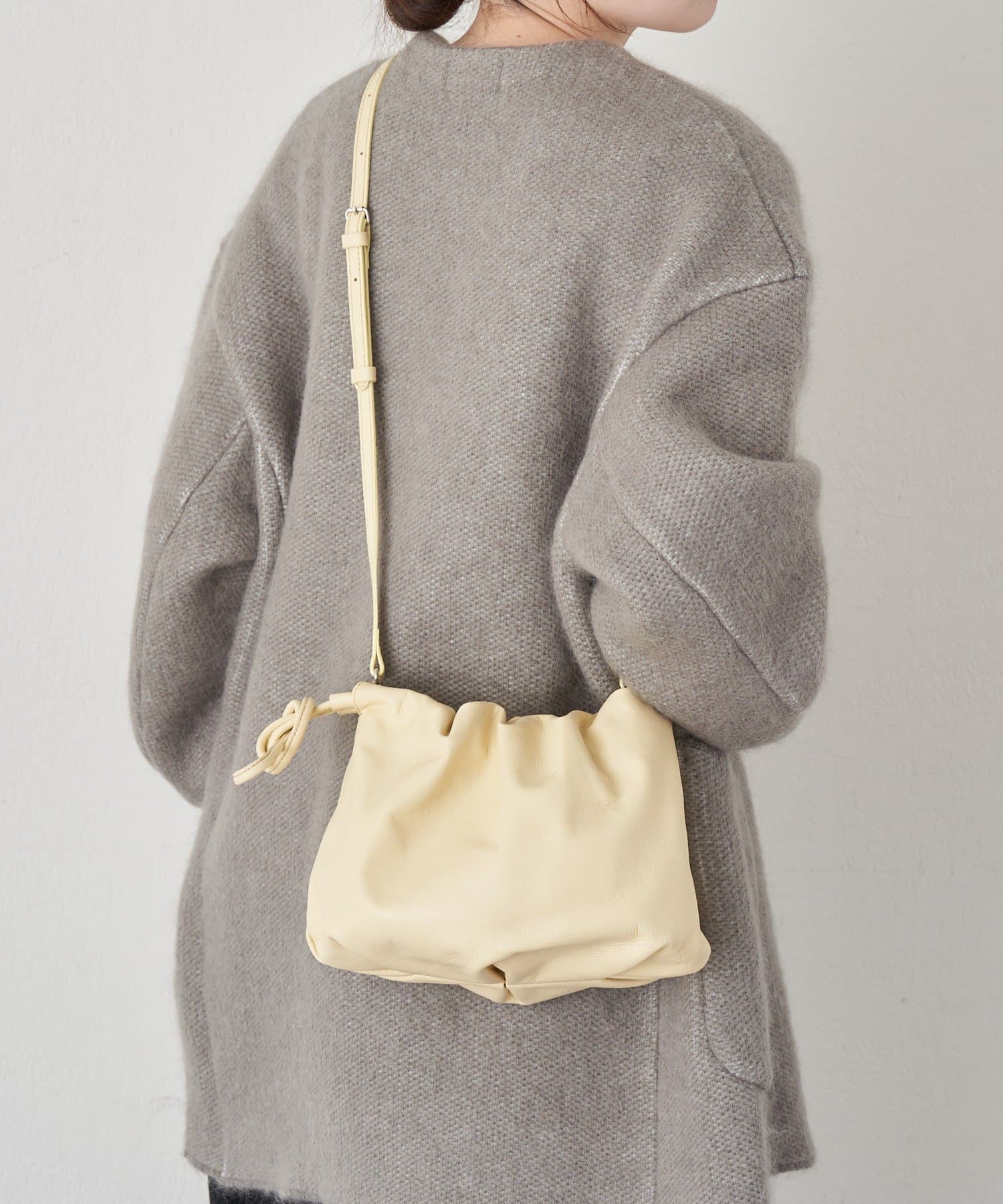 russet(ラシット) 【2025年 BEST10】レザー巾着4WAYショルダーバッグ