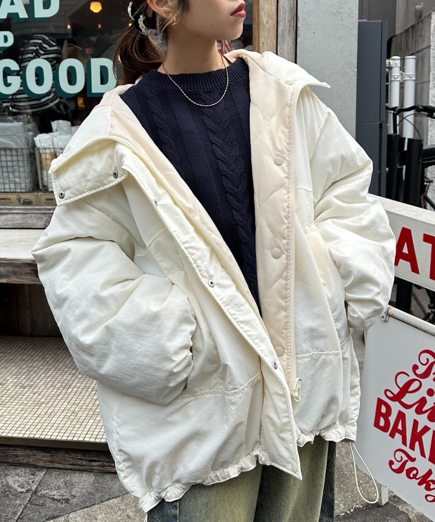 w closet コート アウター 「2WAY/2サイズ展開」リバーシブル