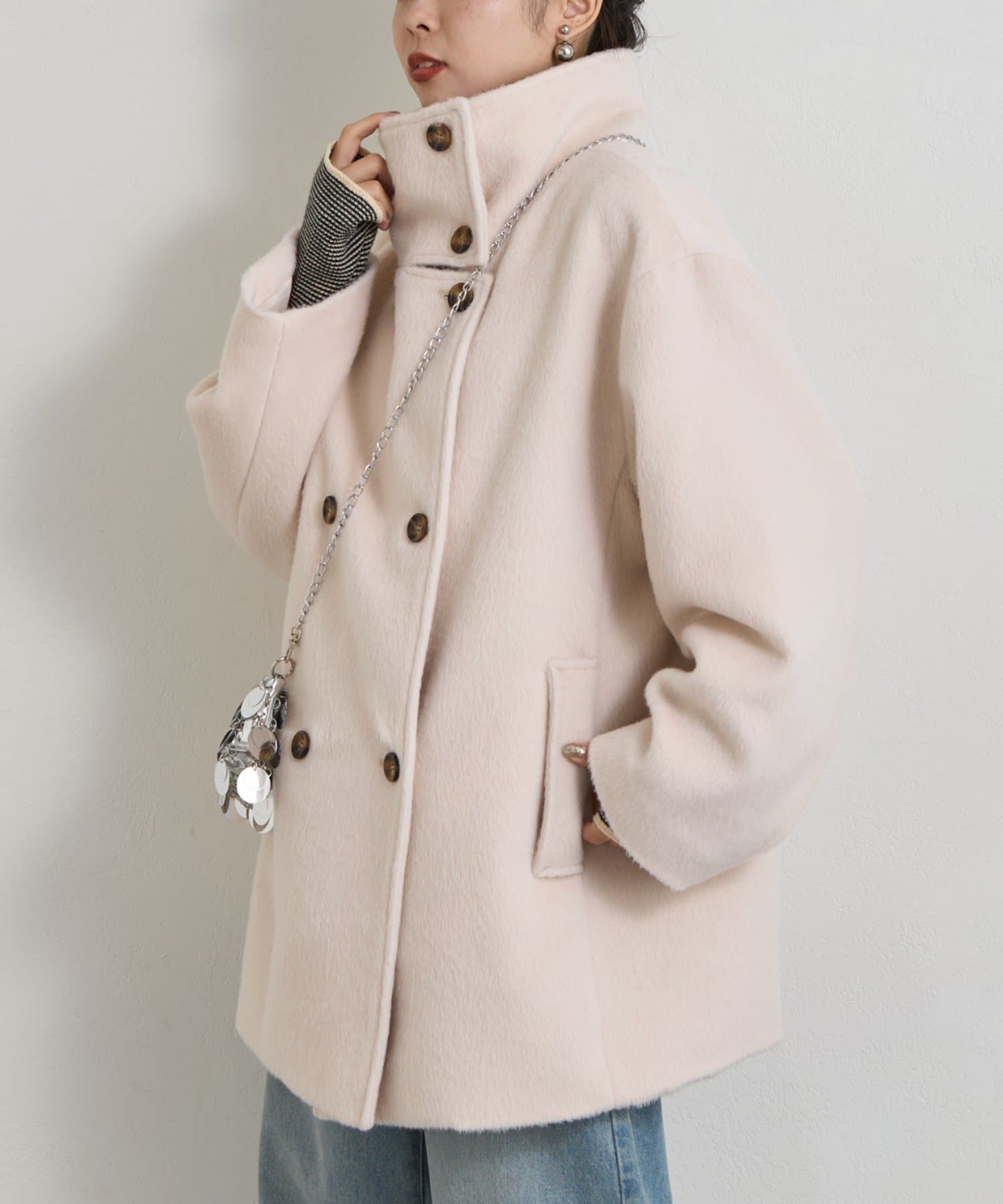 新品　CIAOPANIC ノーカラーコート　チャオパニックティピー
