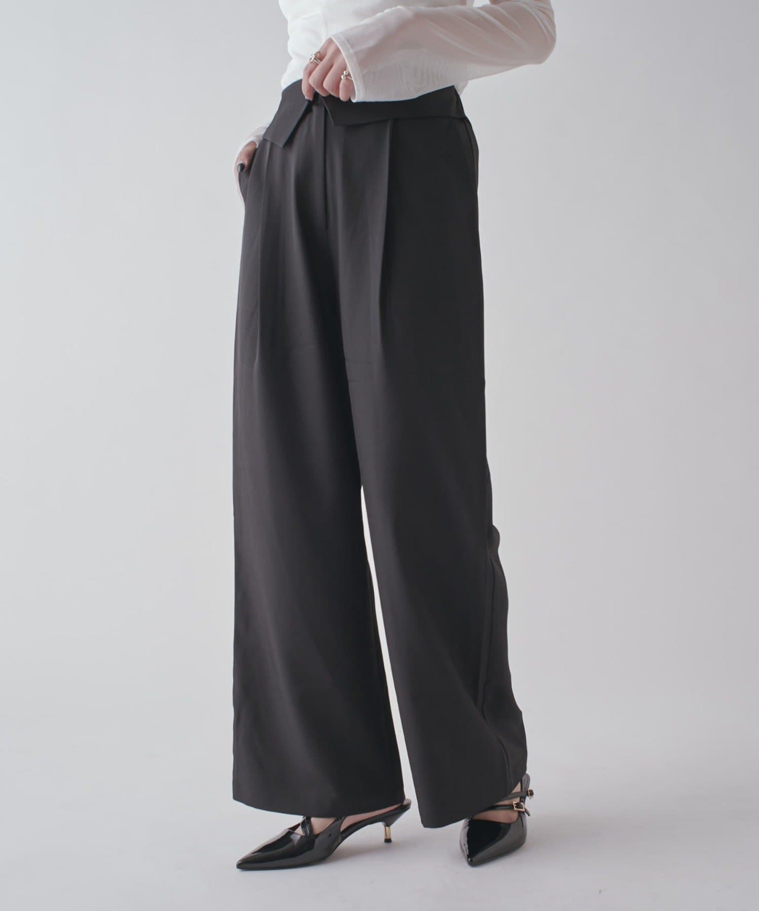 ウエストデザインパンツ | Lui 