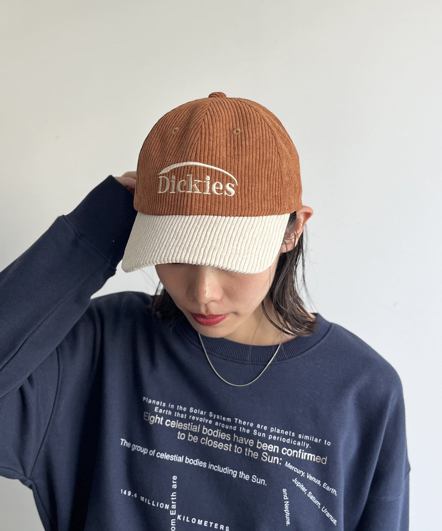 CPCM(シーピーシーエム) 【Dickies】コーデュロイ刺繍キャップ