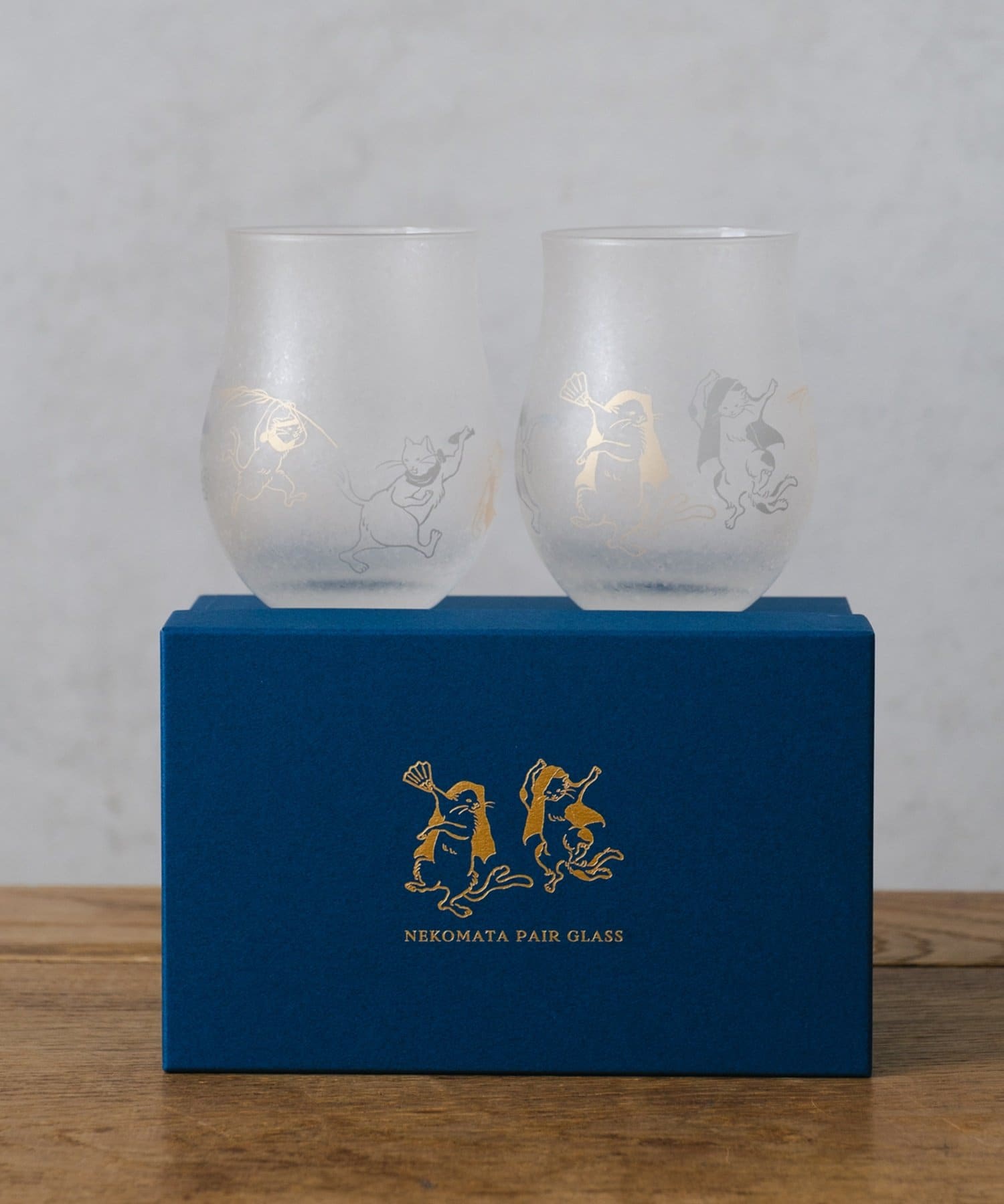 BIRTHDAY BAR(バースデイバー) MATANEKO PAIR GLASS