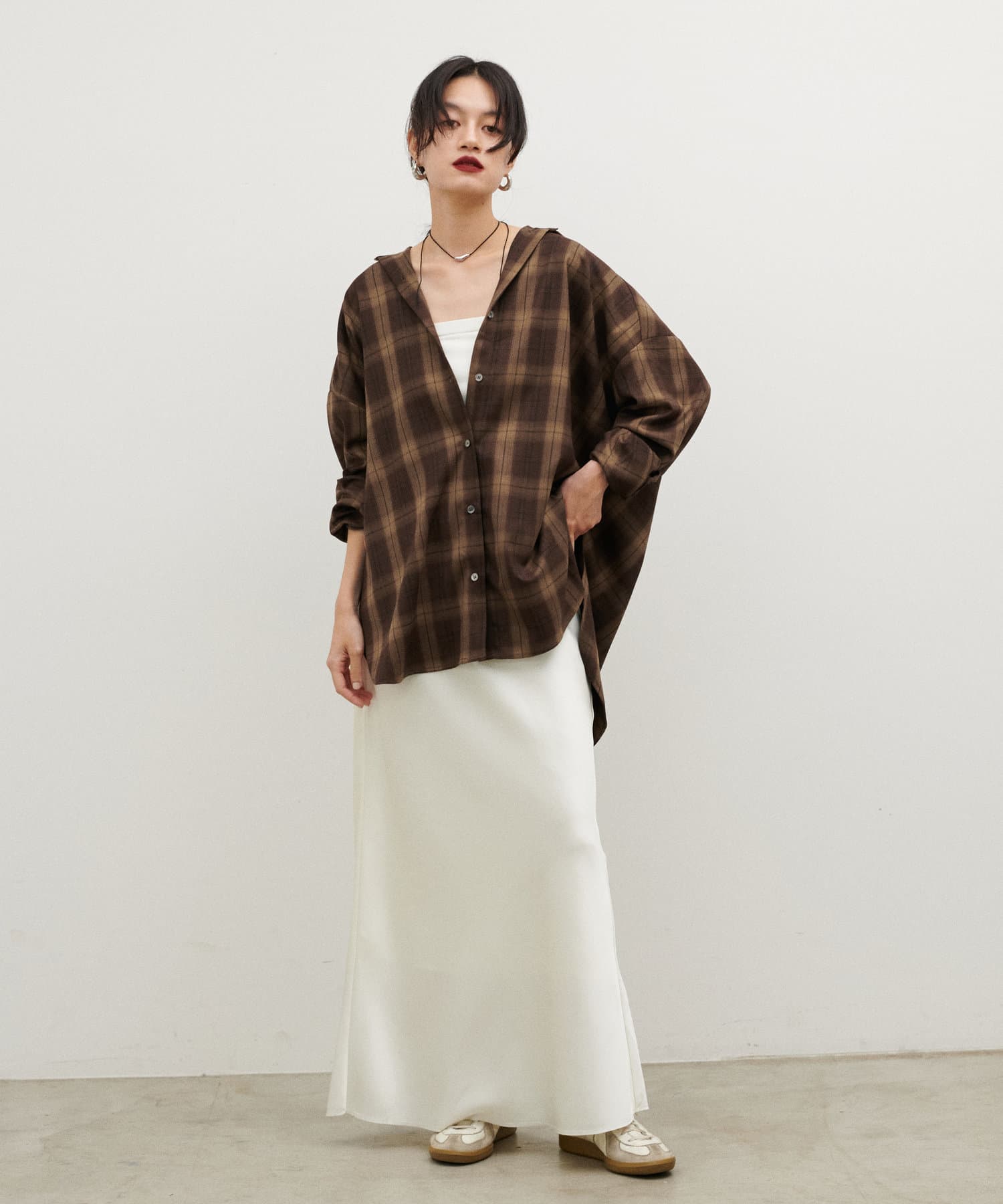 チェック柄シャツプルオーバー | LARUTA(ラルータ)レディース チェック柄シャツプルオーバー | LARUTA(ラルータ)レディース