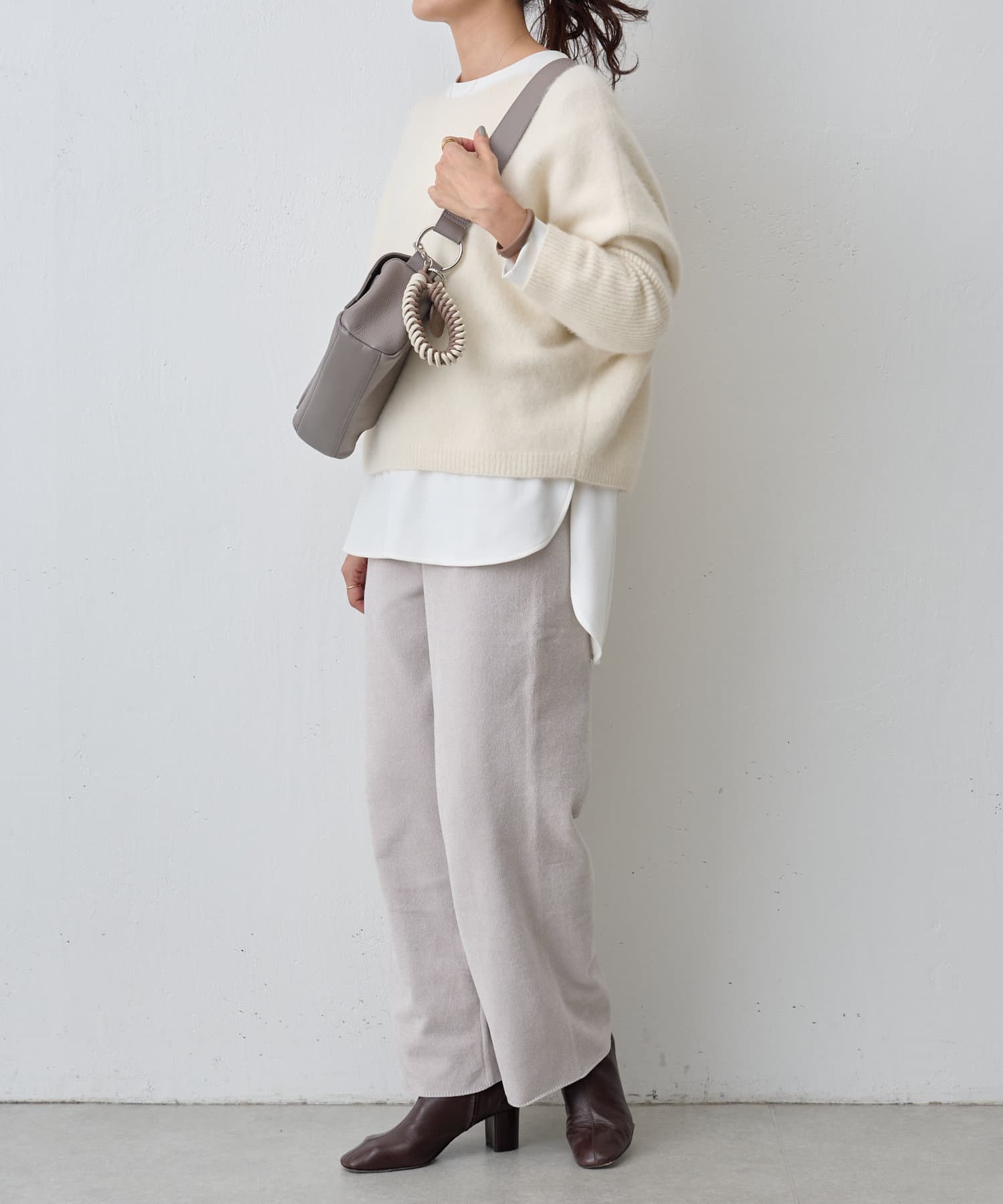 BEARDSLEY モールヤーンニットパンツ BEARDSLEY モールヤーンニットパンツ