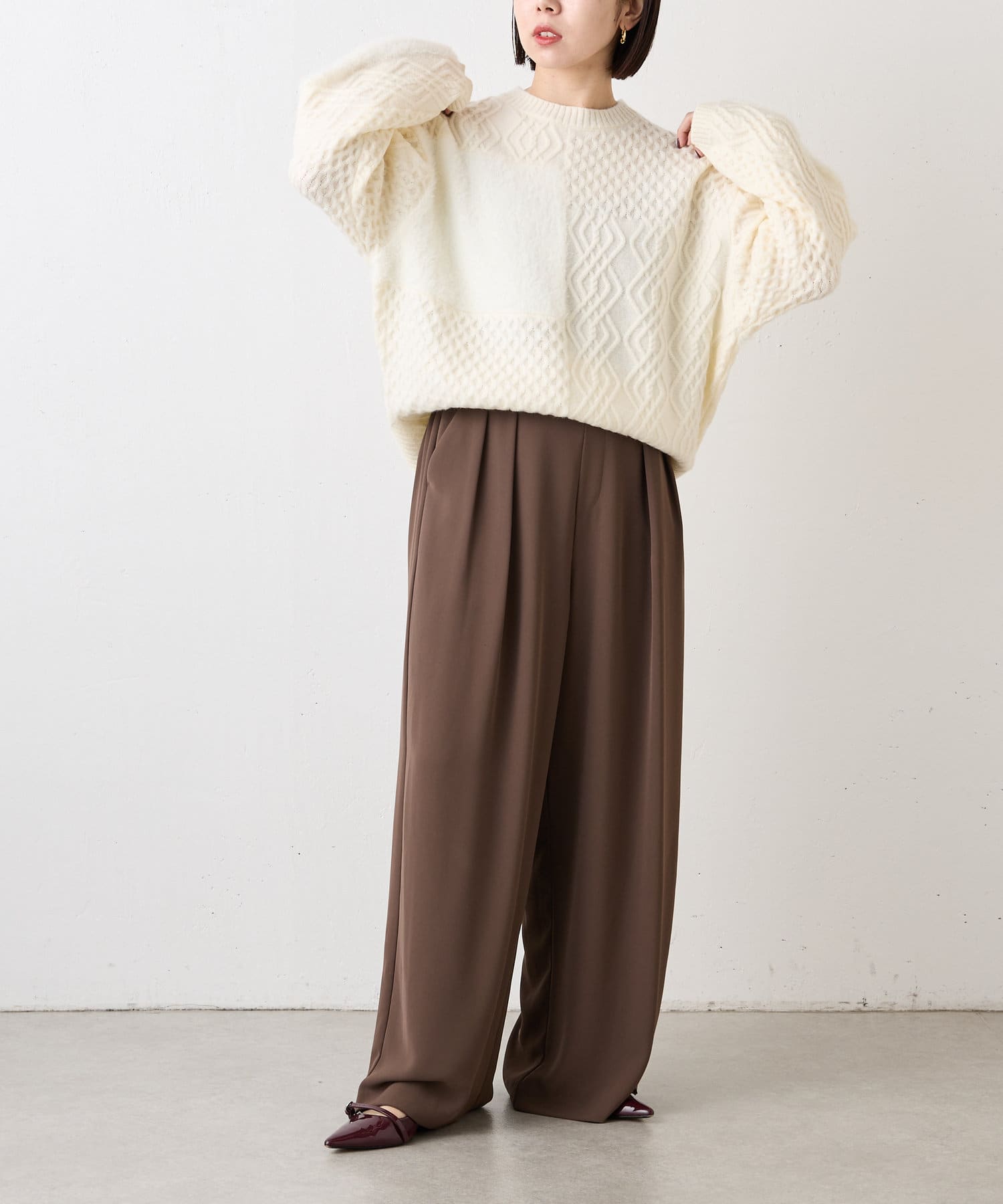 ランダムケーブルニット | Jena espace merveilleux(ジェナ エスパス