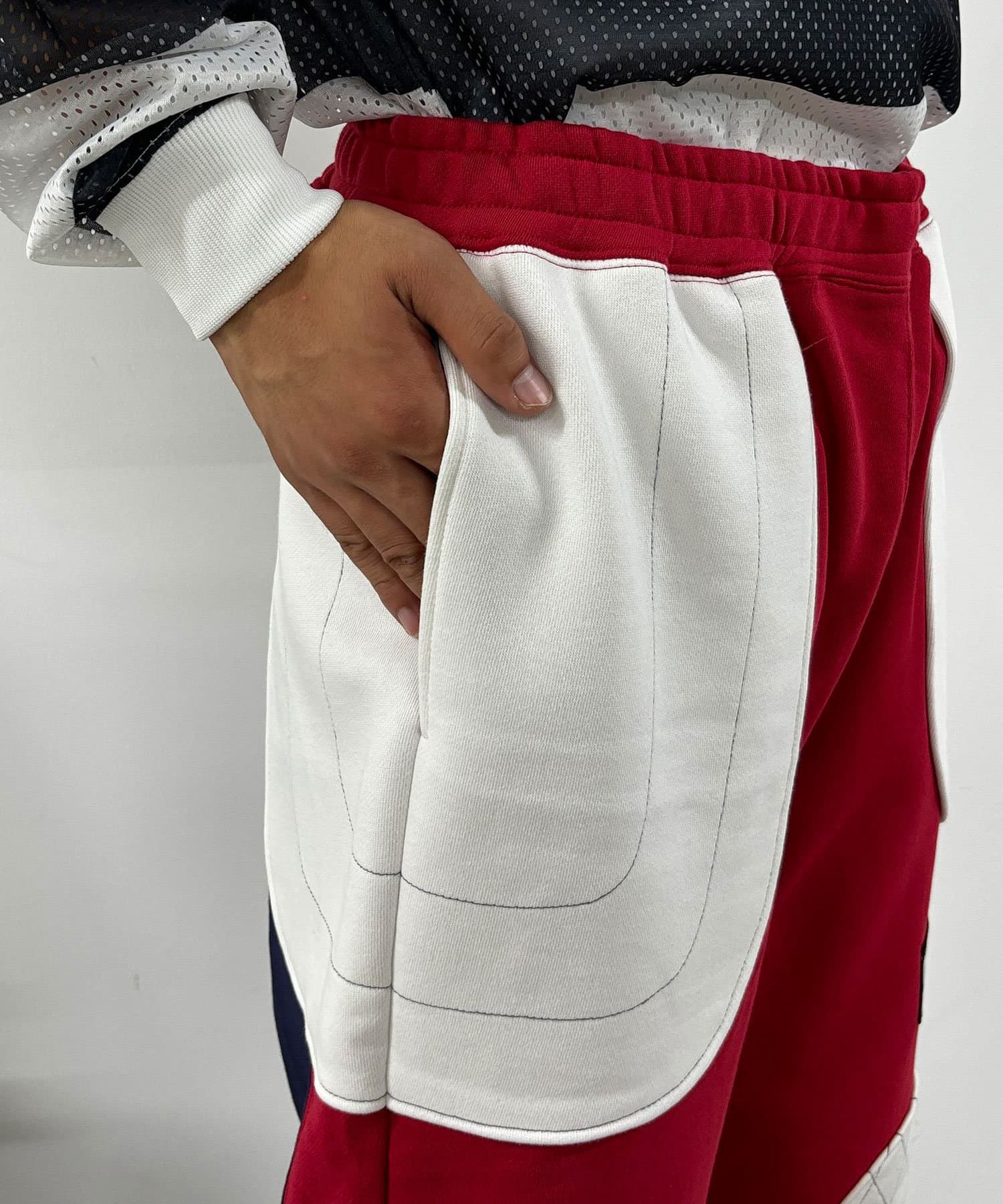 CIAOPANIC(チャオパニック) 【SHIDEN/紫電】MOTOR CYCLE STRING EASY PANT - PILE JERSEY