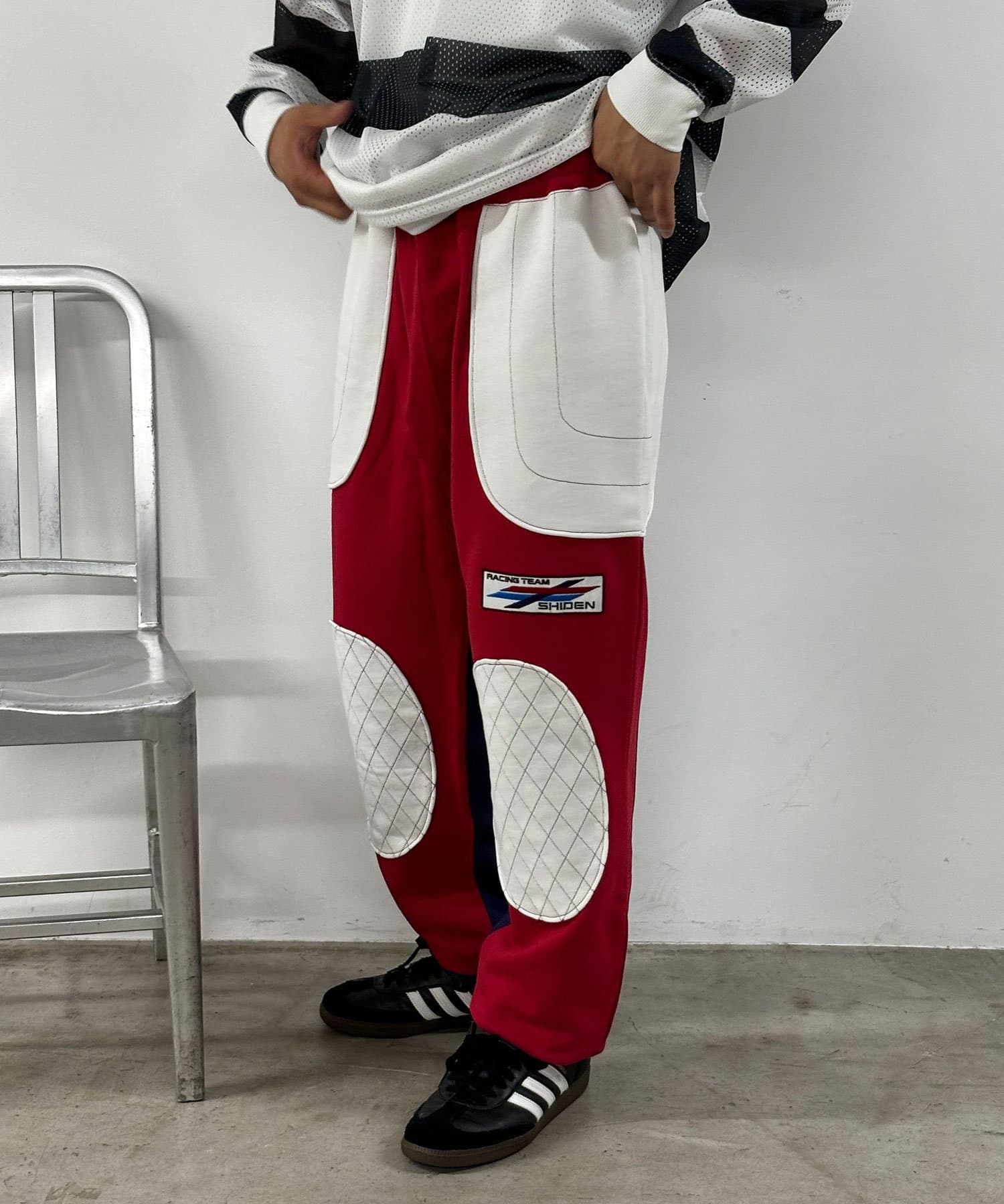 amachan1968ページ SHIDEN/紫電】MOTOR CYCLE STRING EASY PANT - PILE JERSEY