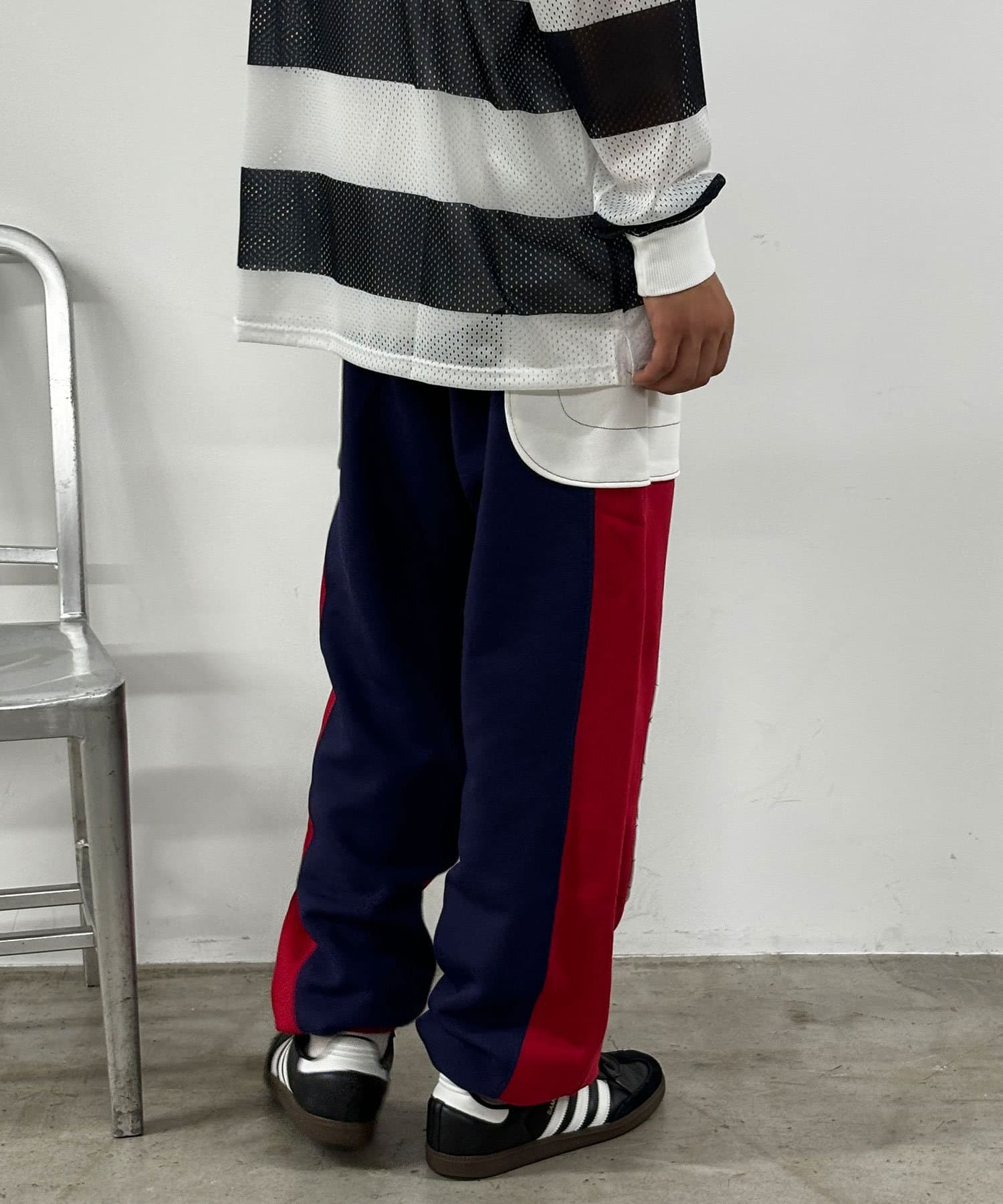 SHIDEN/紫電】MOTOR CYCLE STRING EASY PANT - PILE JERSEY