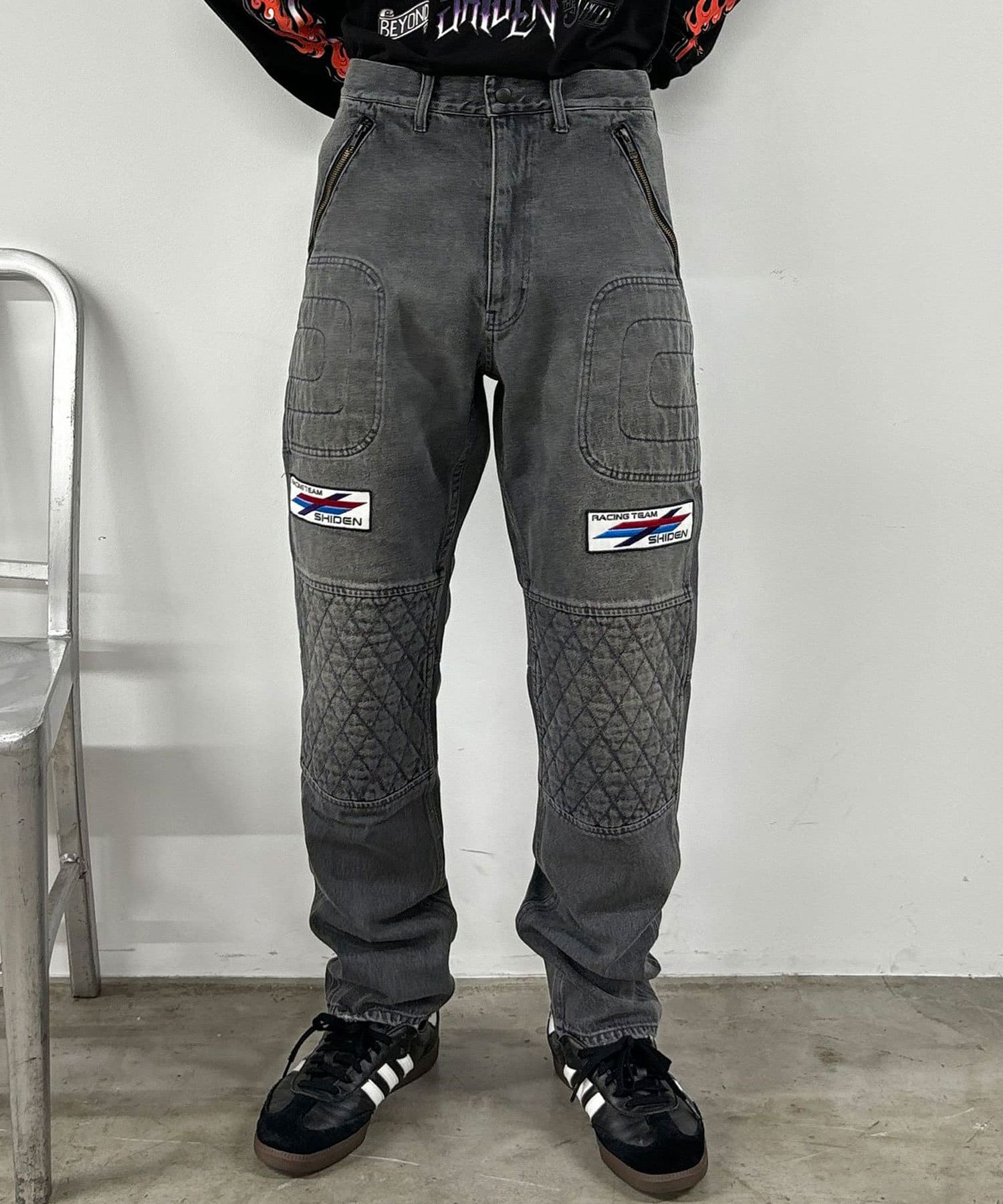 SHIDEN/紫電】MOTOR CYCLE PANT -13.5OZ DENIM VINTAGE