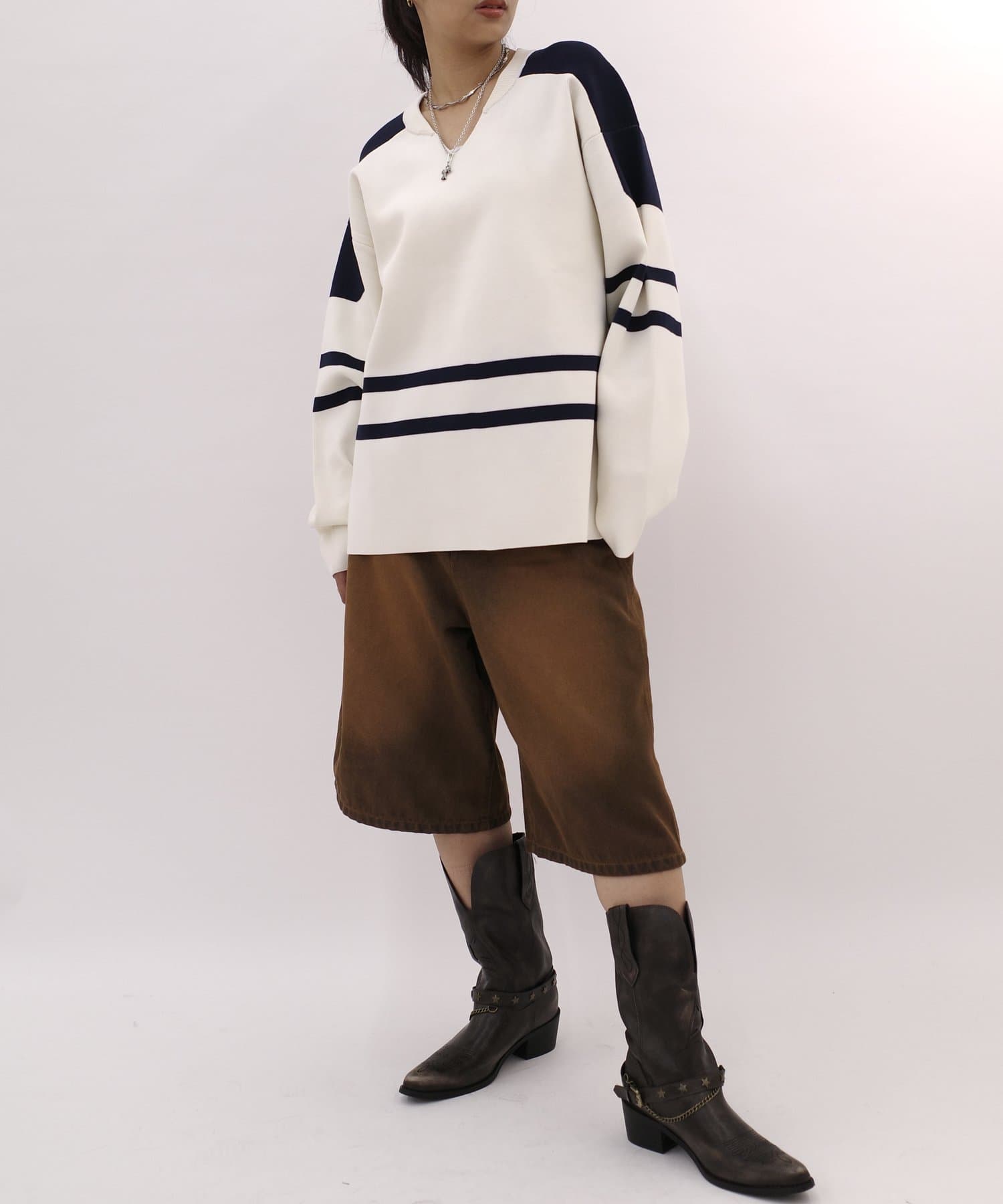 ★フーページ★ ギャザーフードシャツブルゾン | WHO'S WHO gallery(フーズフー