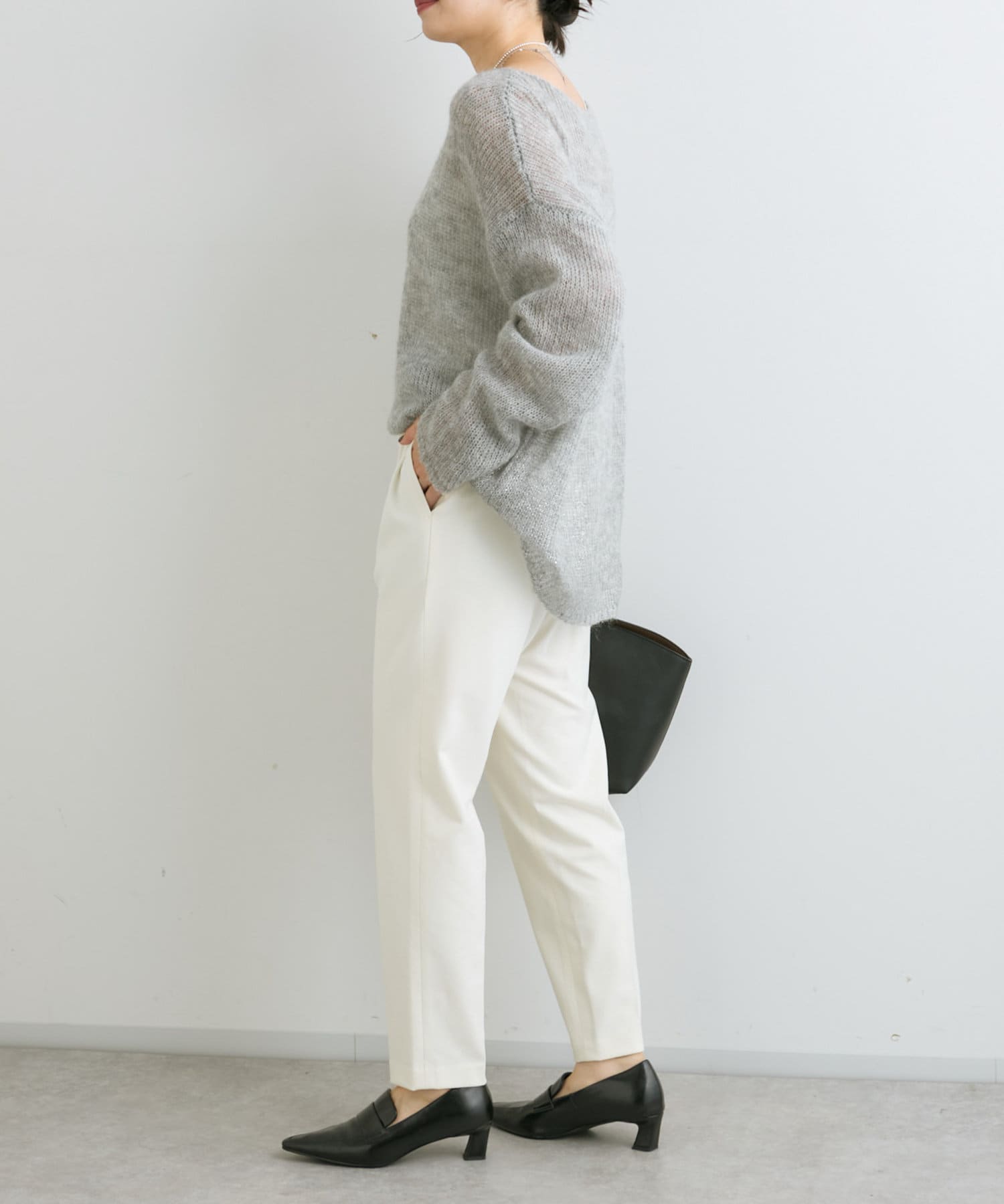 ★新品★ RIVE DROITE リヴドロワ 両面起毛テーパードパンツ ピンク色 ☆新品☆ RIVE DROITE リヴドロワ 両面起毛テーパードパンツ
