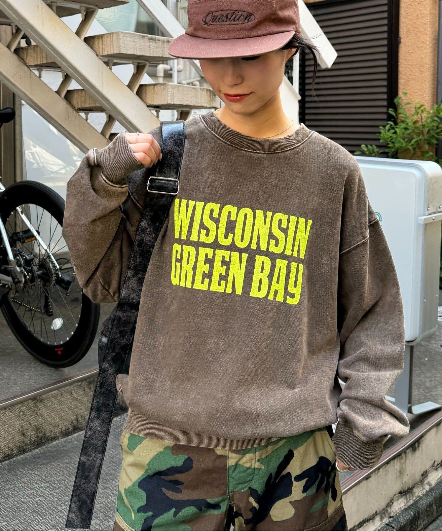 CIAOPANIC TYPY(チャオパニックティピー) 【UNISEX】アシッドウォッシュ加工スウェット