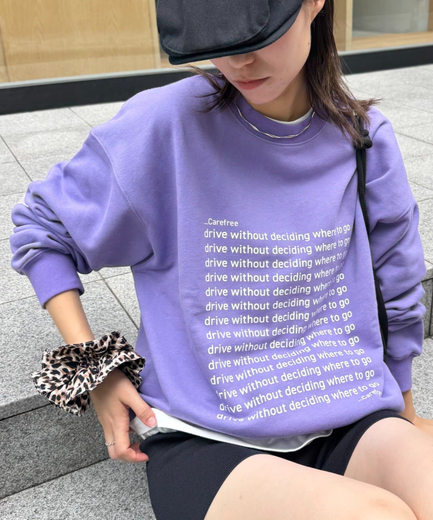 CIAOPANIC TYPY(チャオパニックティピー) メッセージロゴスウェット