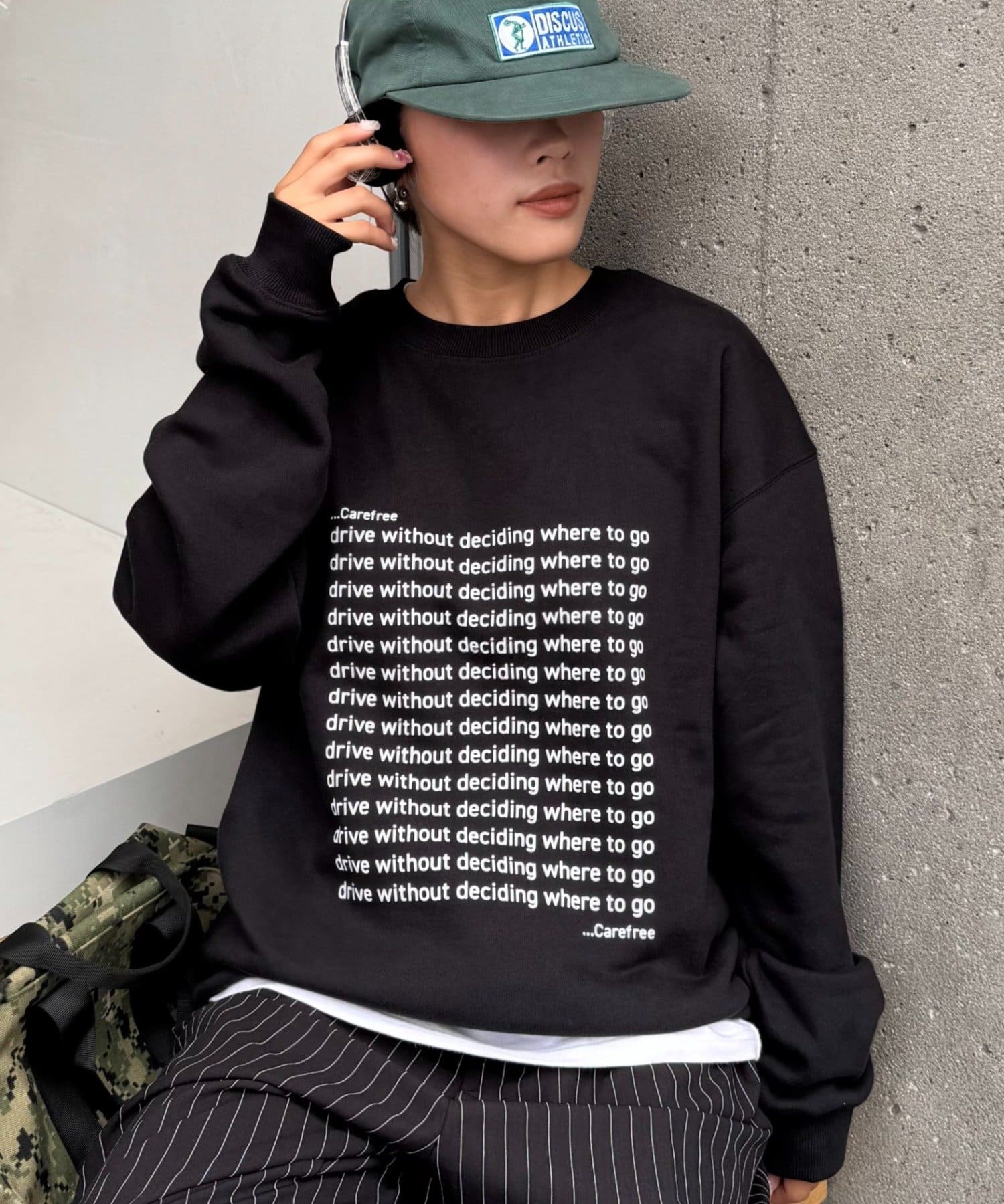 CIAOPANIC TYPY(チャオパニックティピー) メッセージロゴスウェット