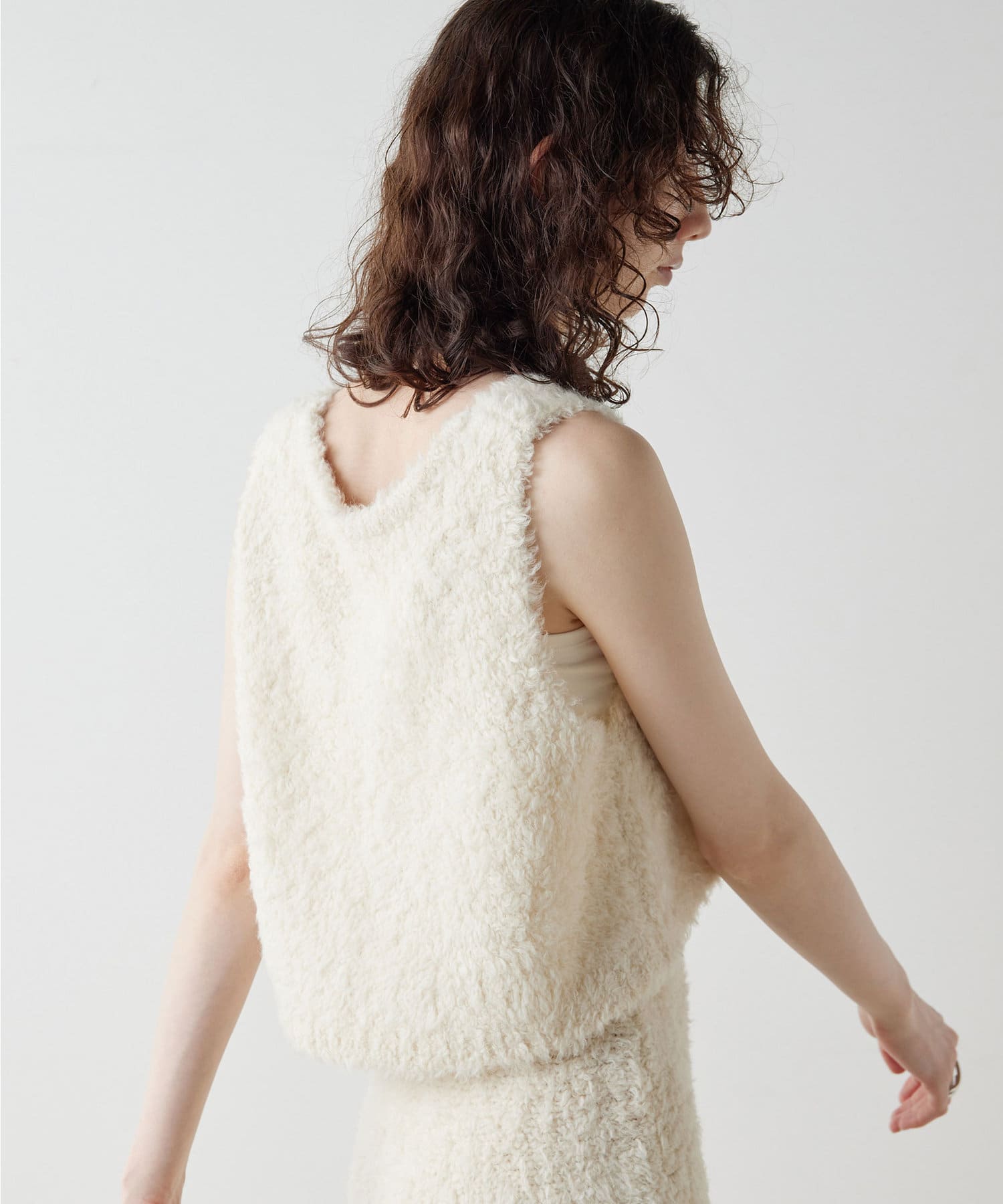 GALLARDAGALANTE　フリンジニットベスト GALLARDAGALANTE フリンジニットベスト