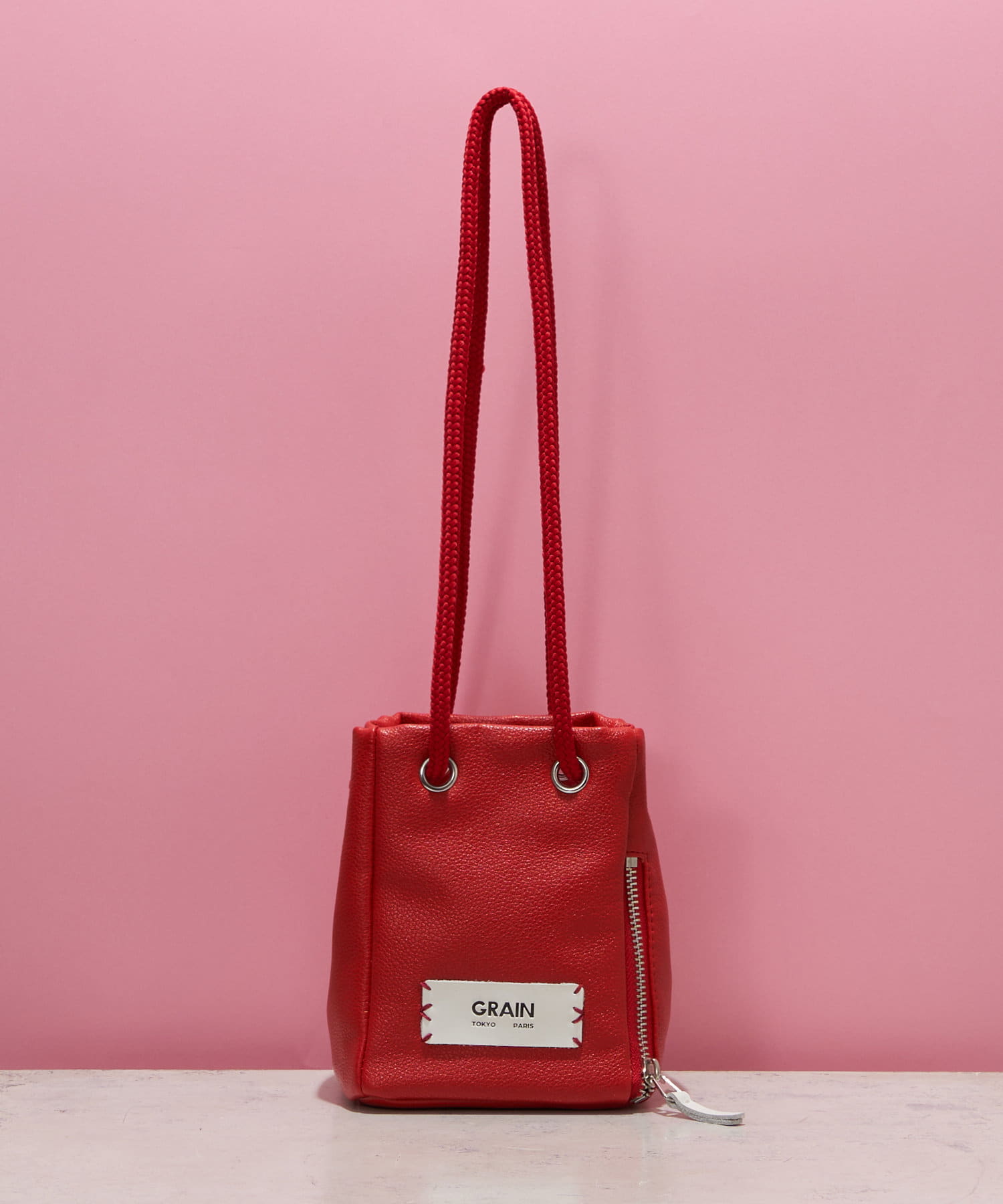 CIAOPANIC(チャオパニック) レディース 【GRAIN/グレイン】2wayボックスミニショルダー #Parakeet レッド