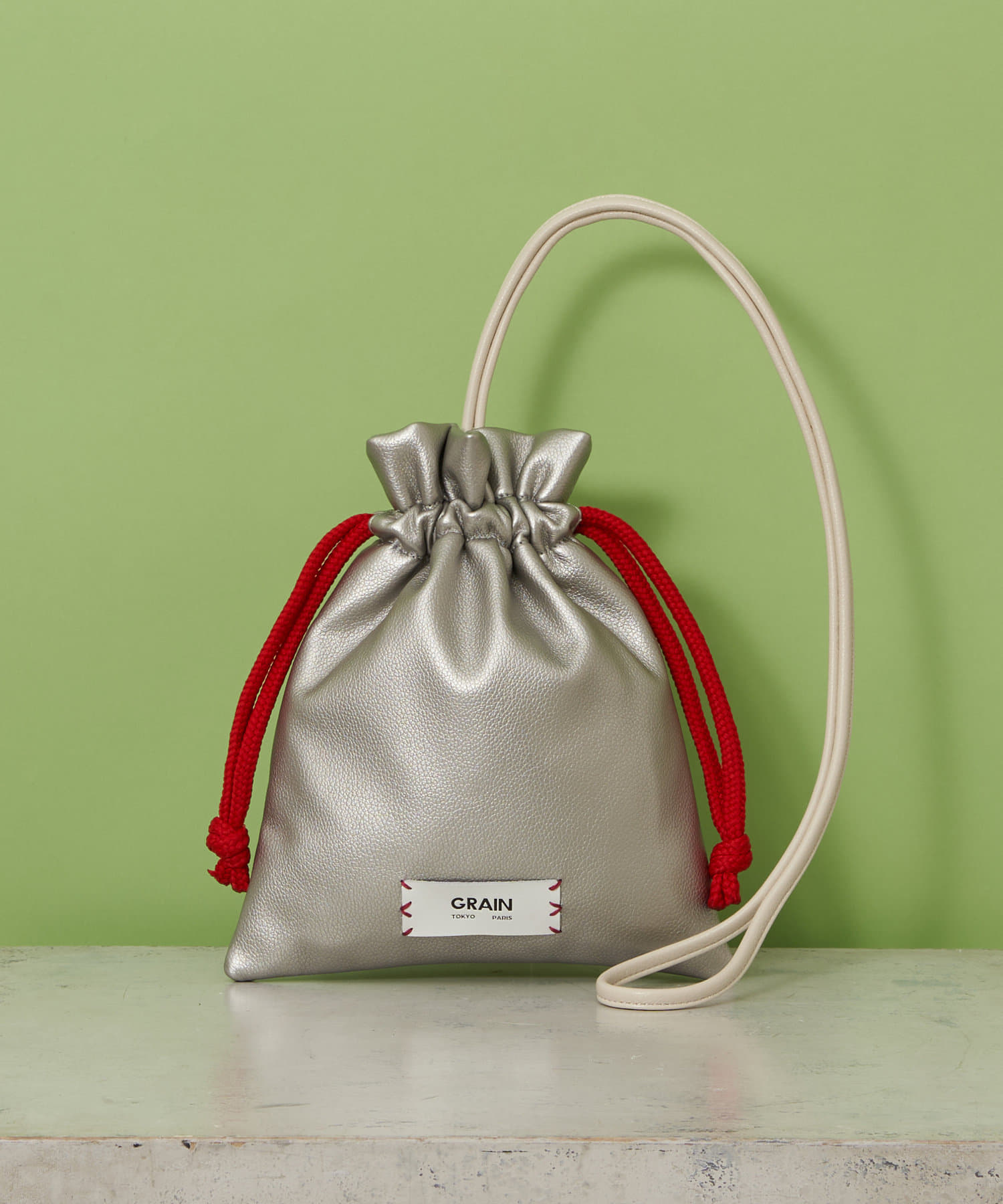 CIAOPANIC(チャオパニック) 【GRAIN/グレイン】バイカラーミニ巾着ショルダーバッグ ＃Owl