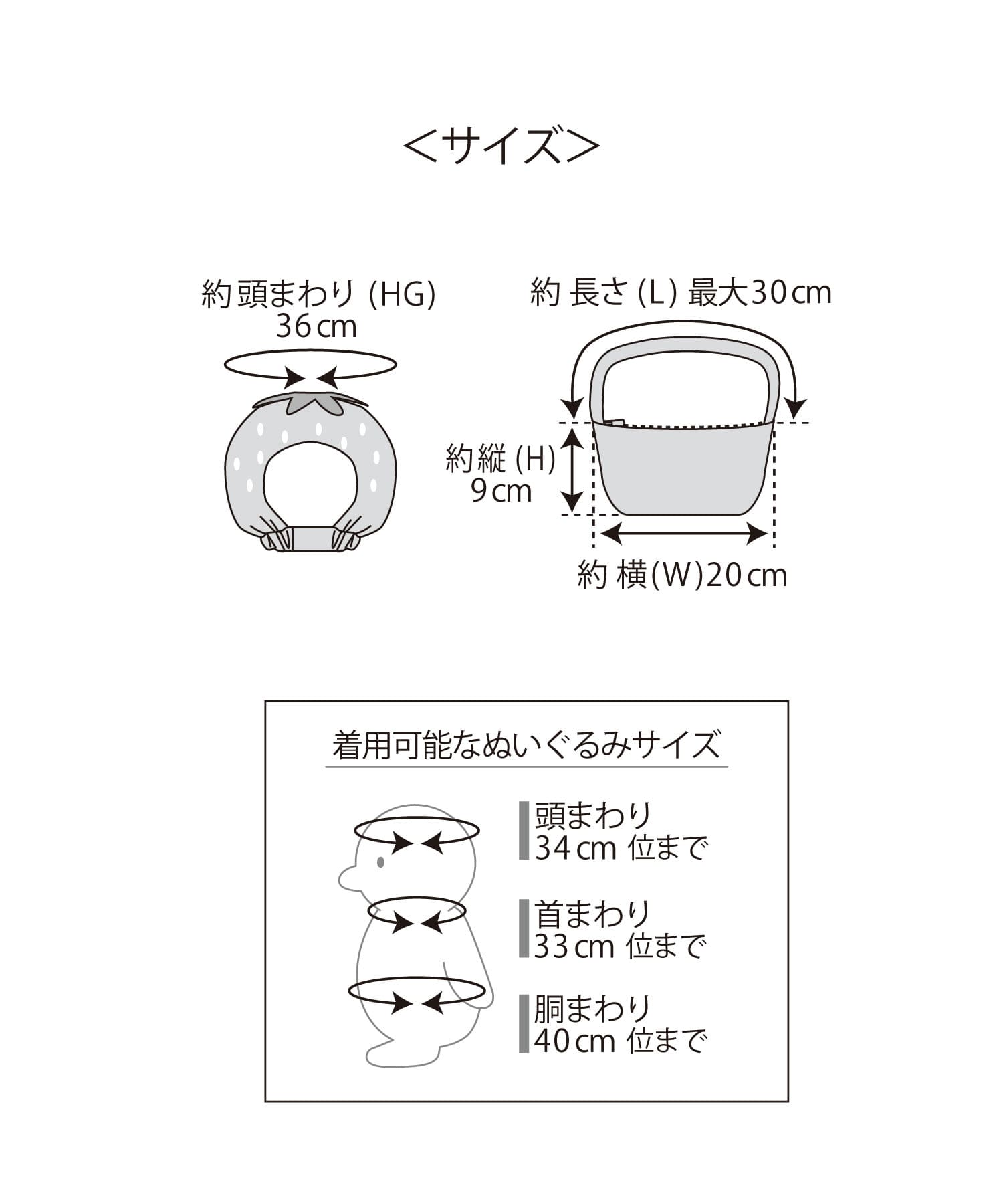 3COINS(スリーコインズ) 親ぬいぐるみのかぶりものとBAGセット