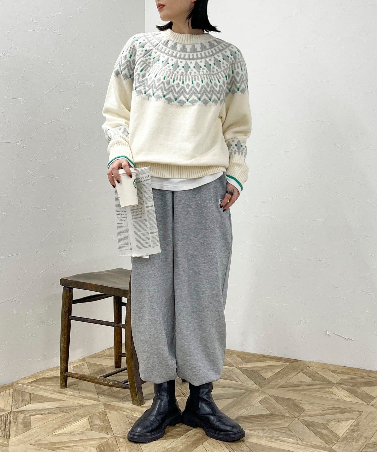 GEVACO/ゲバコ】ノルディックニットプルオーバー | FREDY & GLOSTER