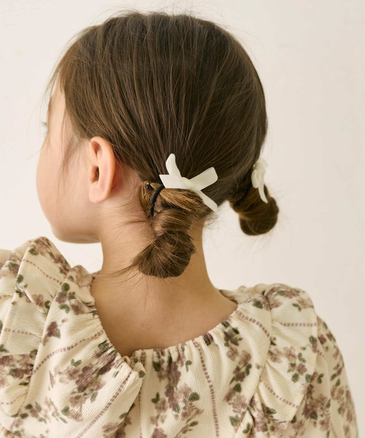ヘアゴム　ベビーヘアクリップ　シンプルコーデュロイリボン１〜５ ヘアゴム ベビーヘアクリップ シンプルコーデュロイリボン1〜5
