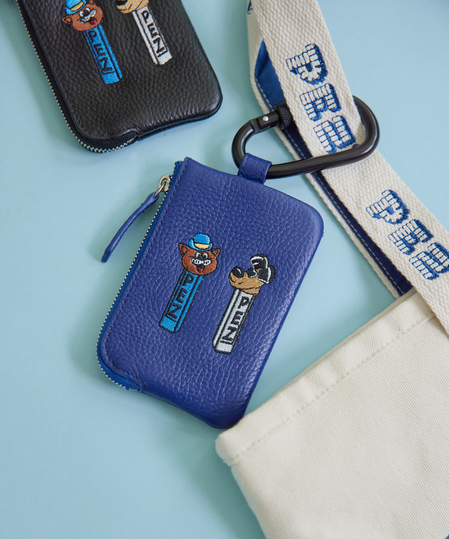 ear PAPILLONNER キーケース 「PEZ(ペッツ) ×ear」「牛革