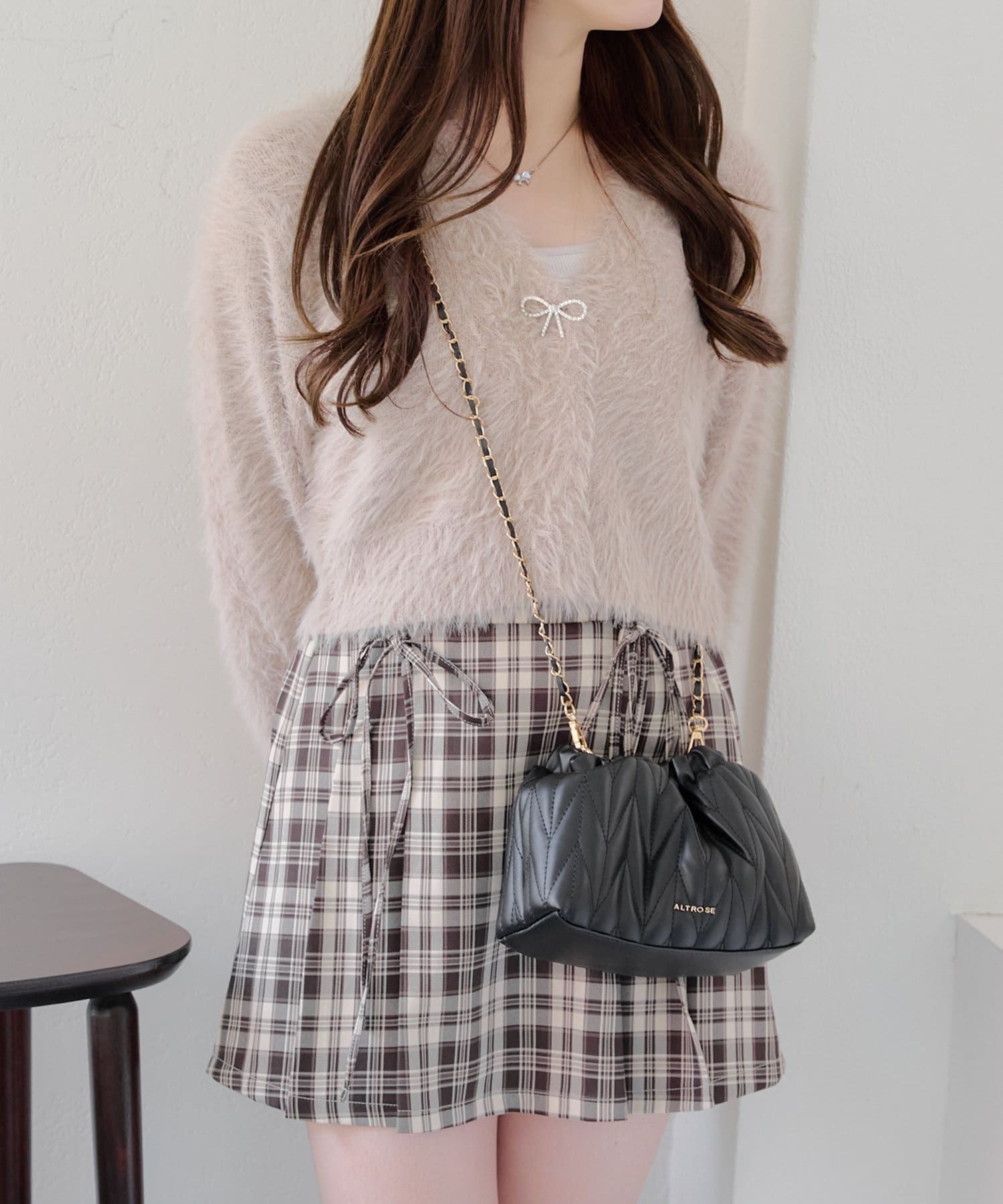 シャギーショートカーディガン | Remind me and forever(リマインド