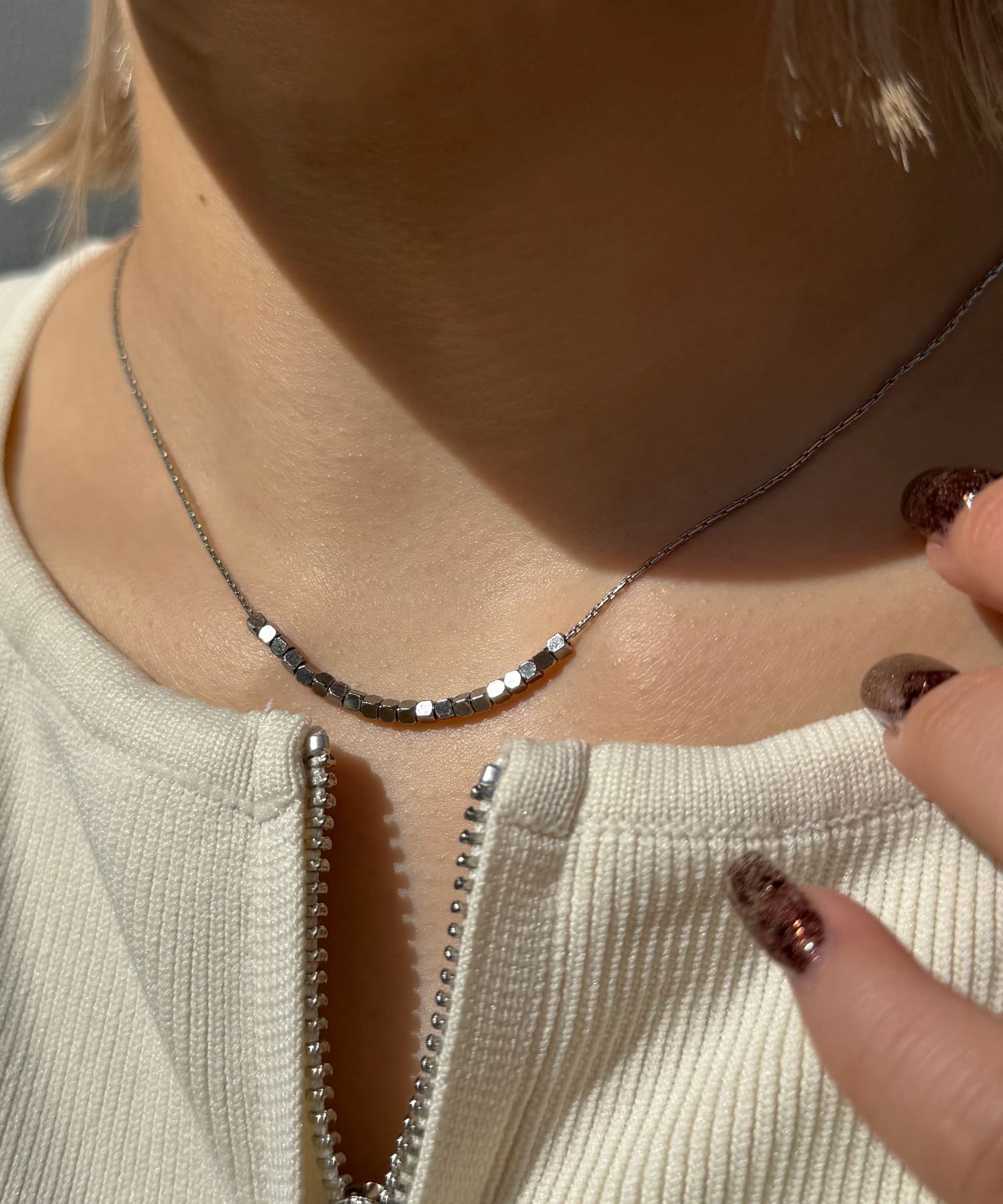 Lattice(ラティス) ＜ステンレス＞シンプルネックレス