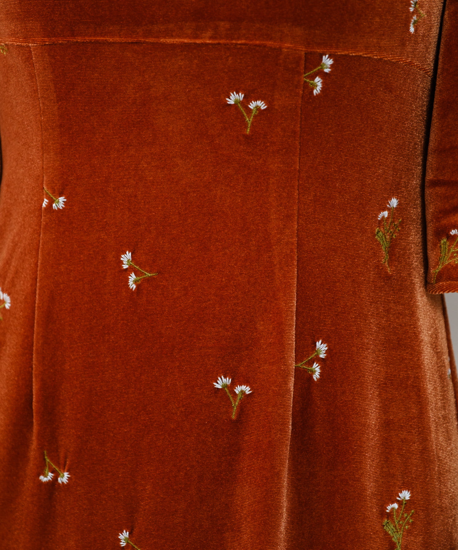 Kastane(カスタネ) 【オケージョンドレス/結婚式】velour bell sleeve dress